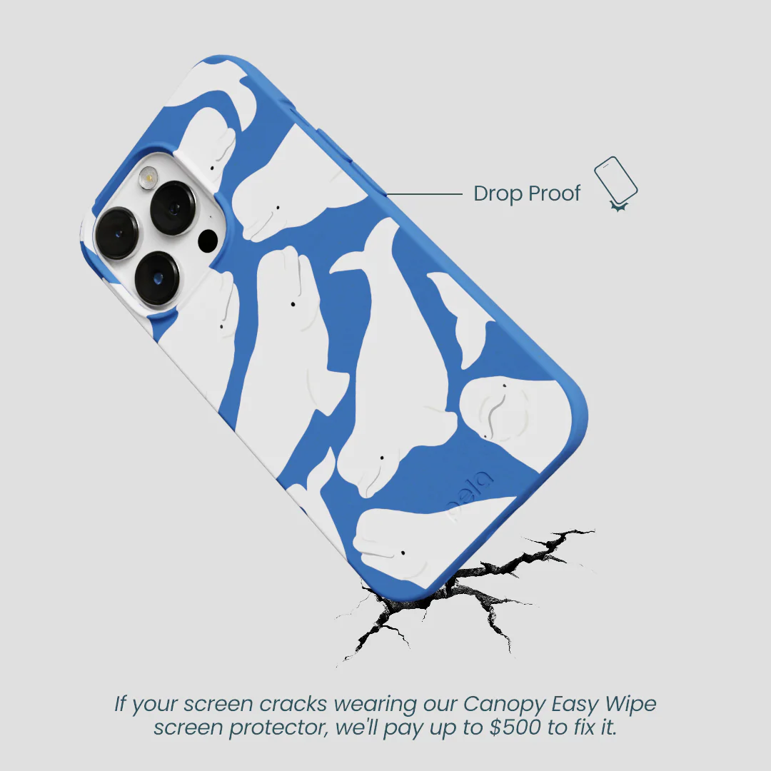Electric Blue Belugas iPhone 13 Pro Max Case - Image 5