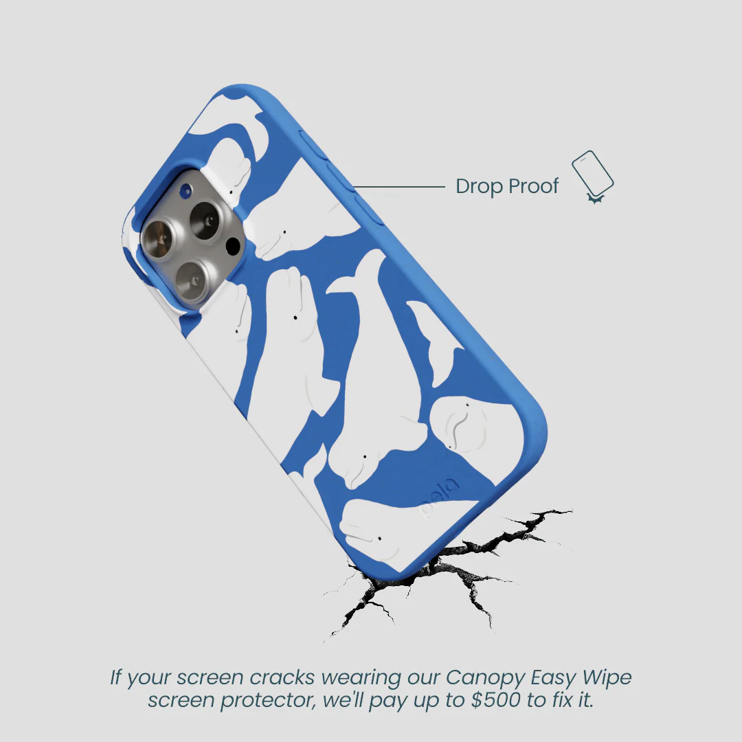 Electric Blue Belugas iPhone 16 Pro Case - Image 5