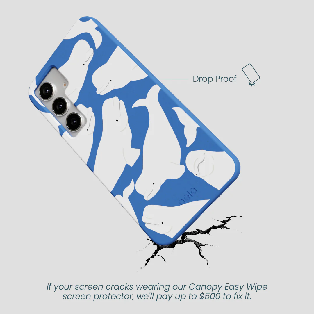 Electric Blue Belugas Samsung Galaxy S25+(Plus) Case - Image 5
