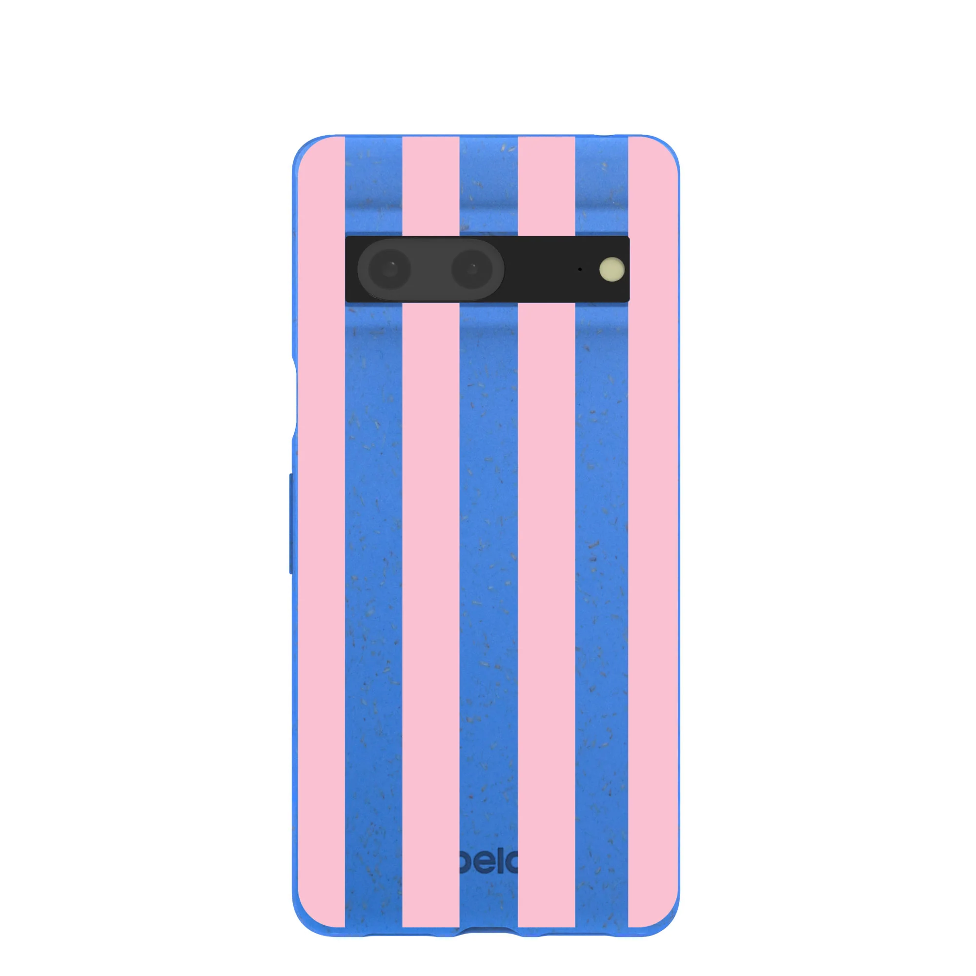 Electric Blue Big Pop Pink Stripes Google Pixel 7 Case