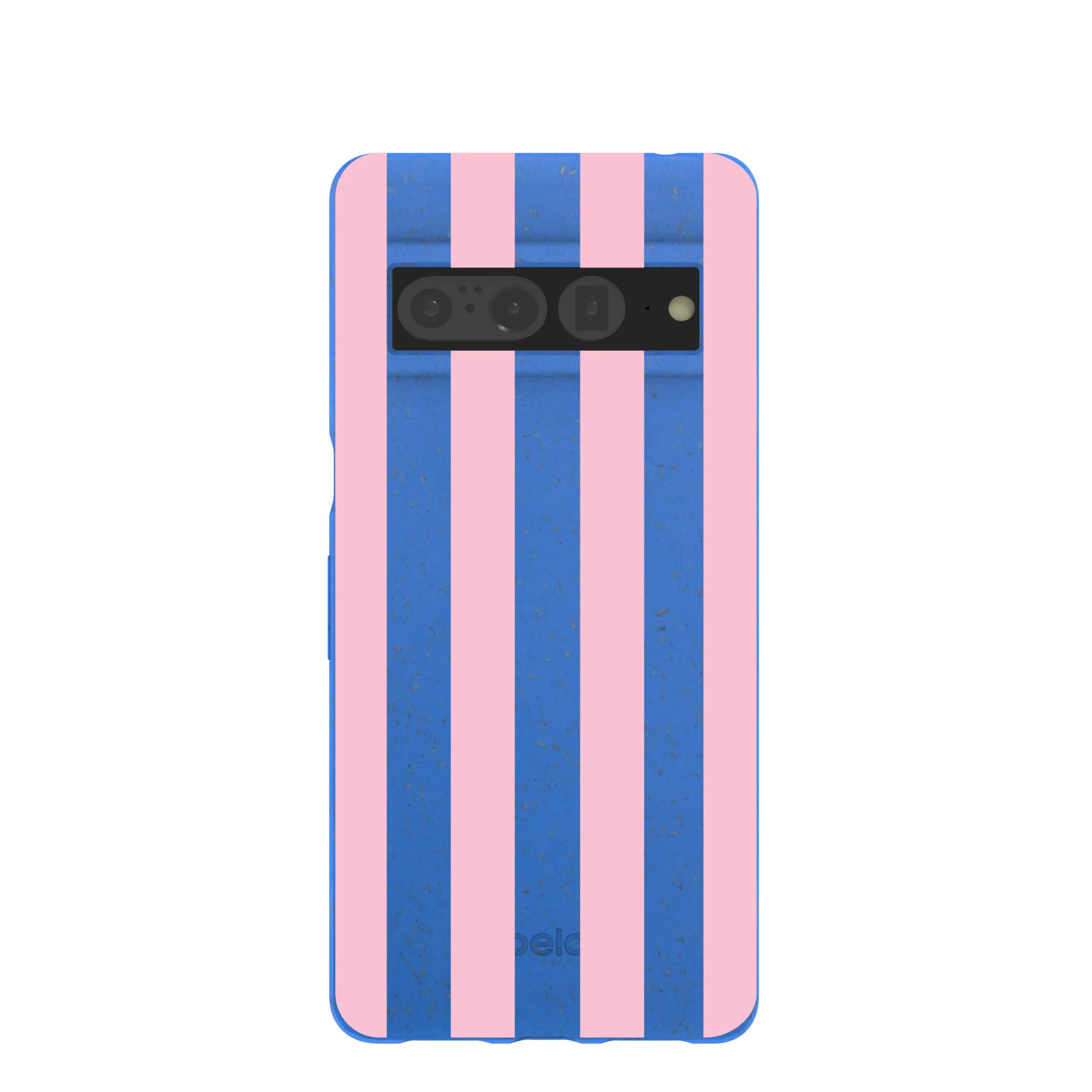 Electric Blue Big Pop Pink Stripes Google Pixel 7 Pro Case