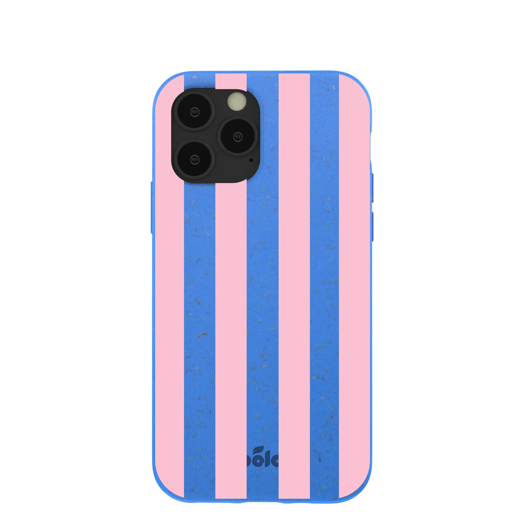 Electric Blue Big Pop Pink Stripes iPhone 11 Pro Case
