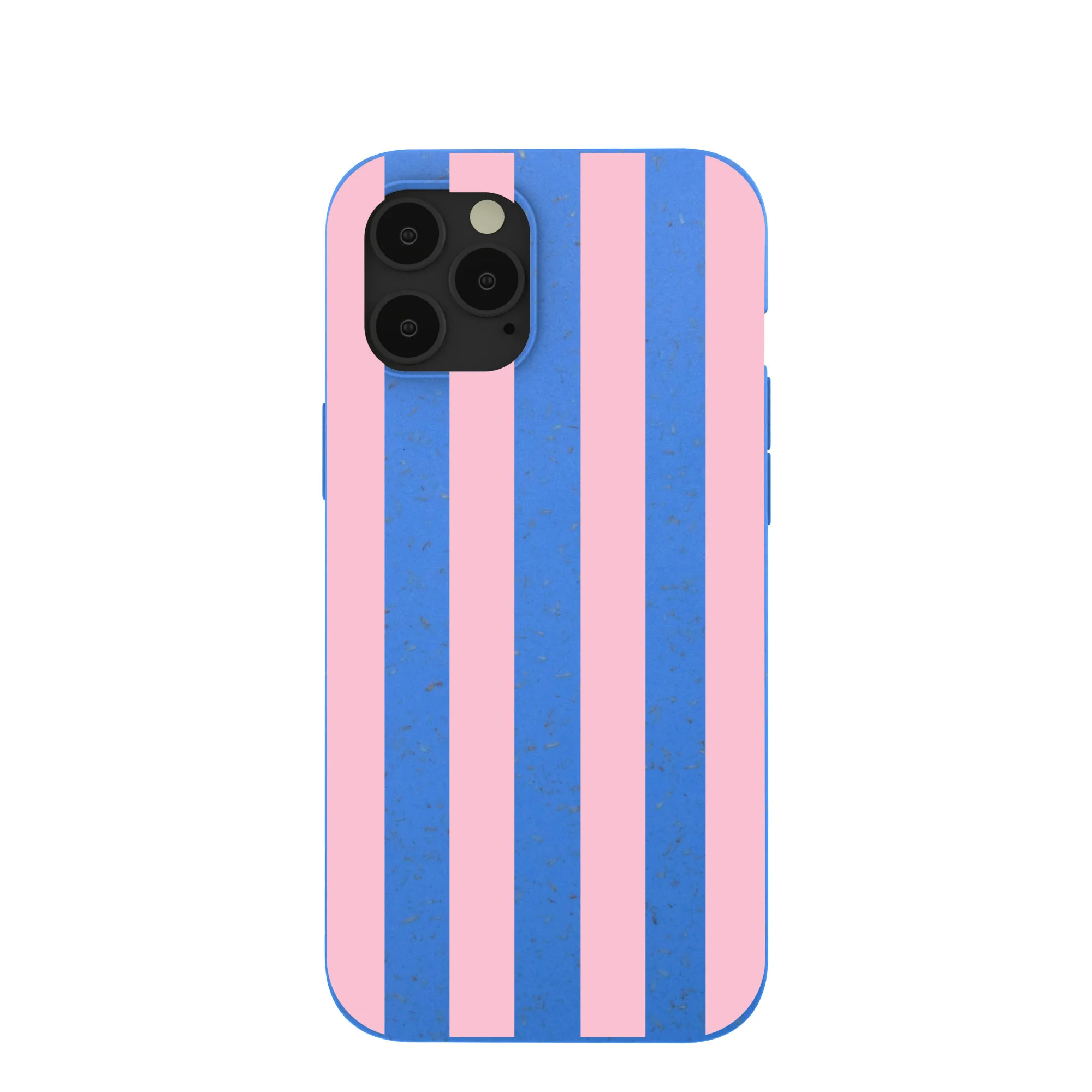Electric Blue Big Pop Pink Stripes iPhone 12 Pro Max Case