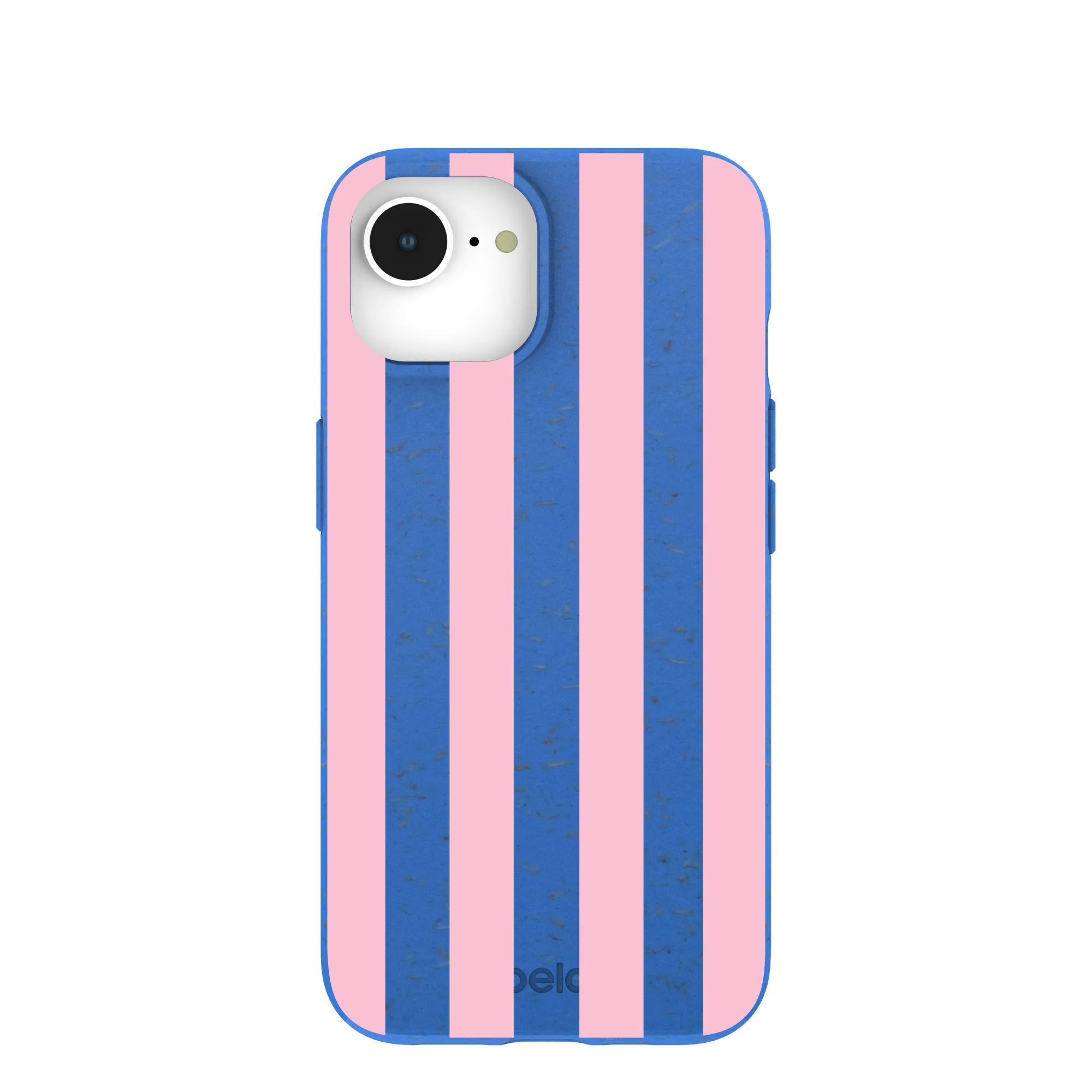 Electric Blue Big Pop Pink Stripes iPhone 16e/17e Case