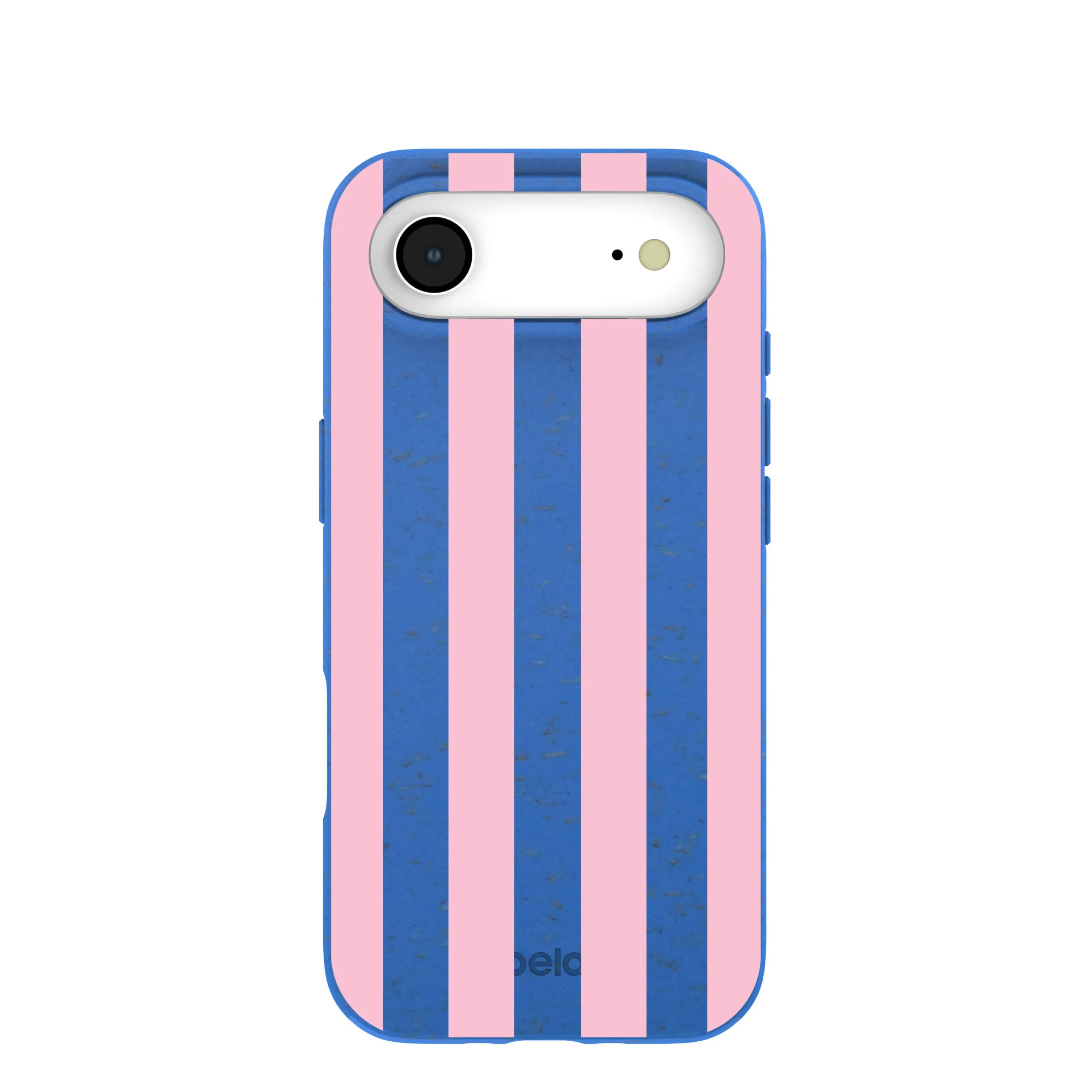 Electric Blue Big Pop Pink Stripes iPhone Air Case