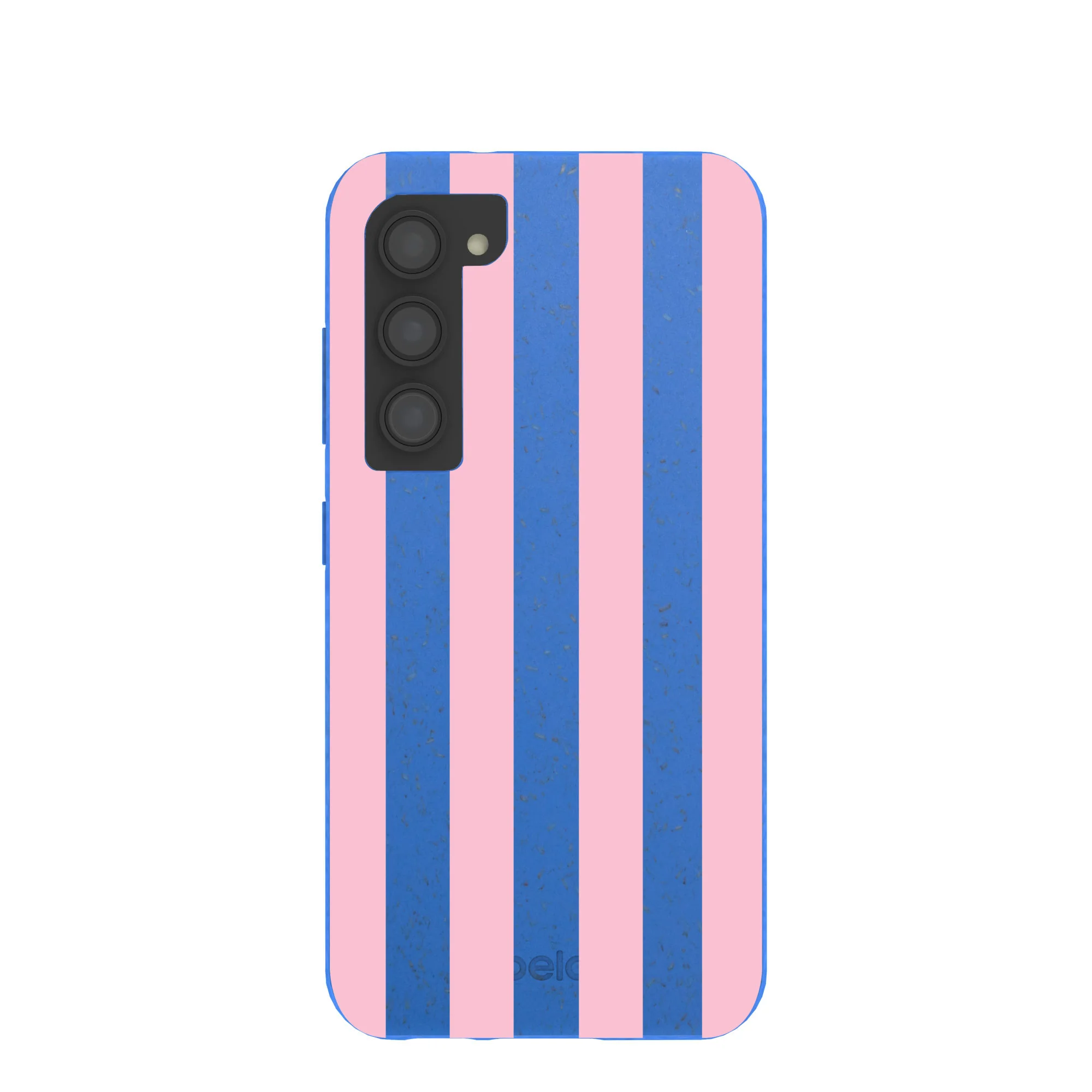 Electric Blue Big Pop Pink Stripes Samsung Galaxy S23 Case