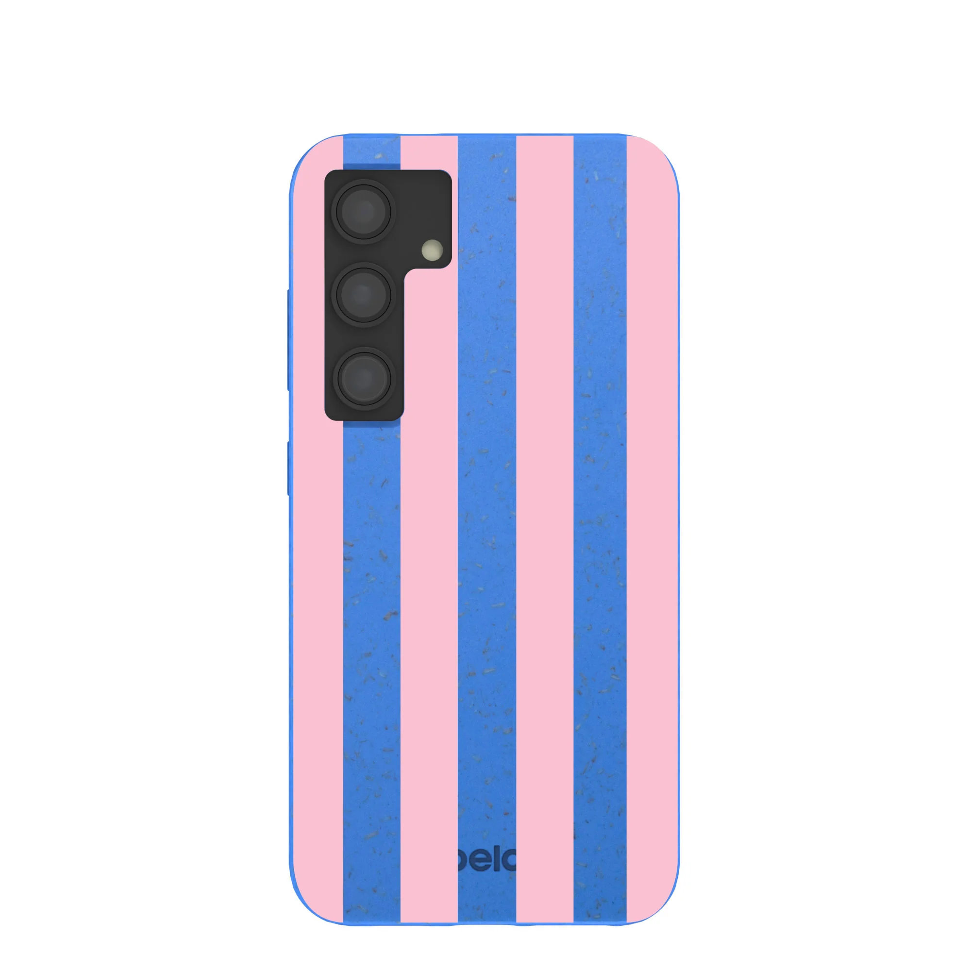 Electric Blue Big Pop Pink Stripes Samsung Galaxy S24 Case