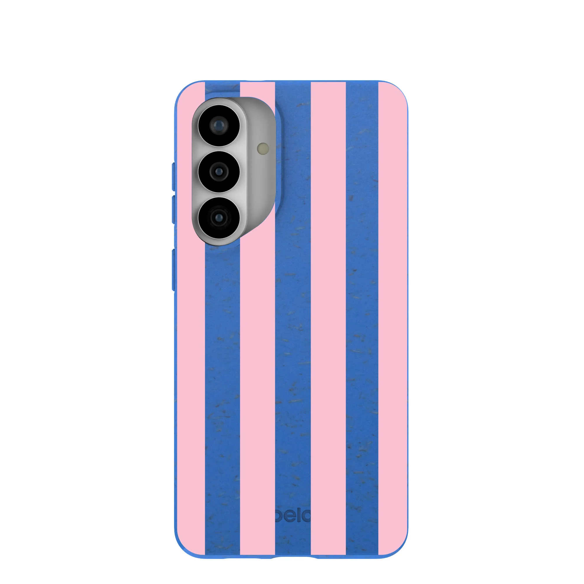 Electric Blue Big Pop Pink Stripes Samsung Galaxy S26+(Plus) Case