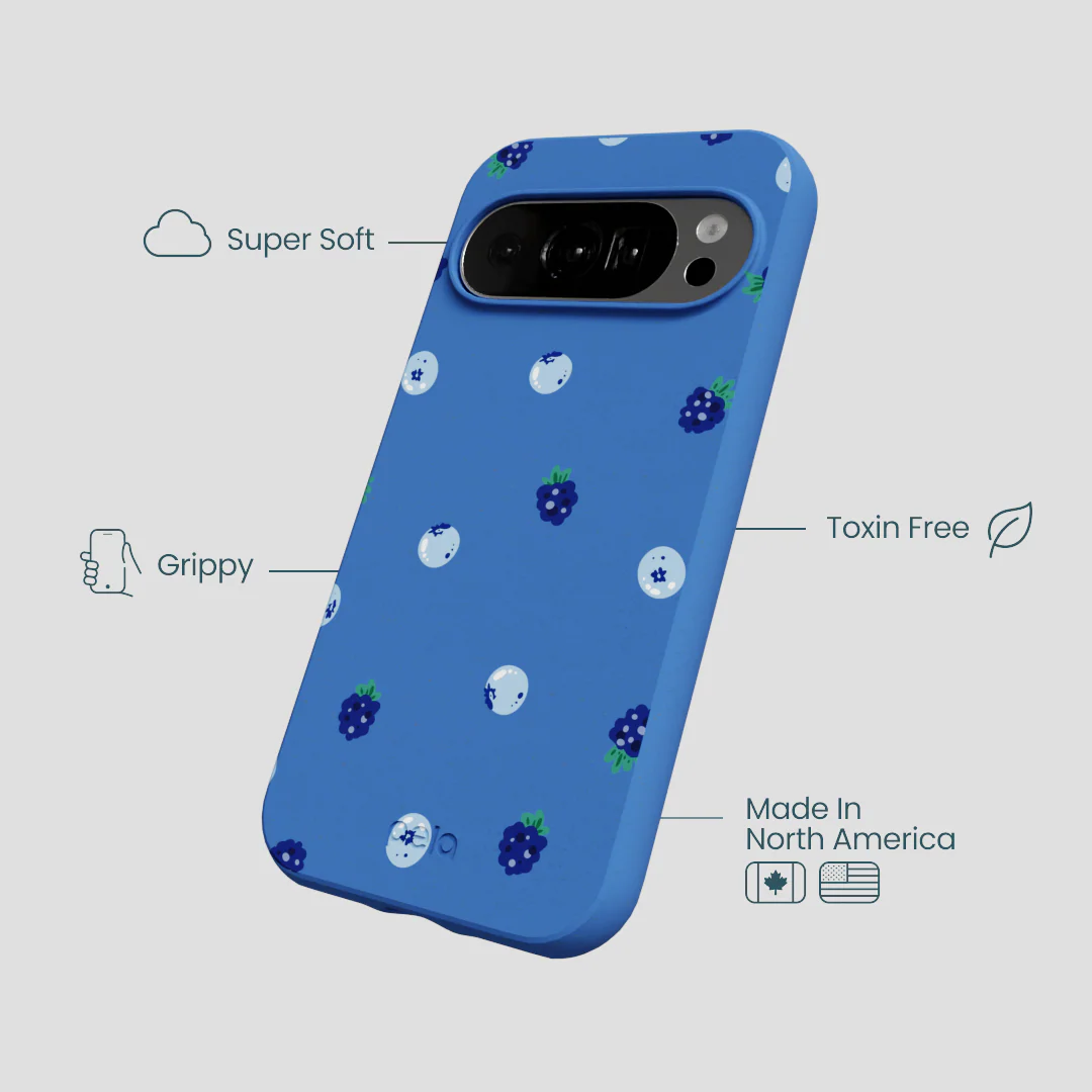 Electric Blue Black and Blue Google Pixel 10/10 Pro Case - Image 4