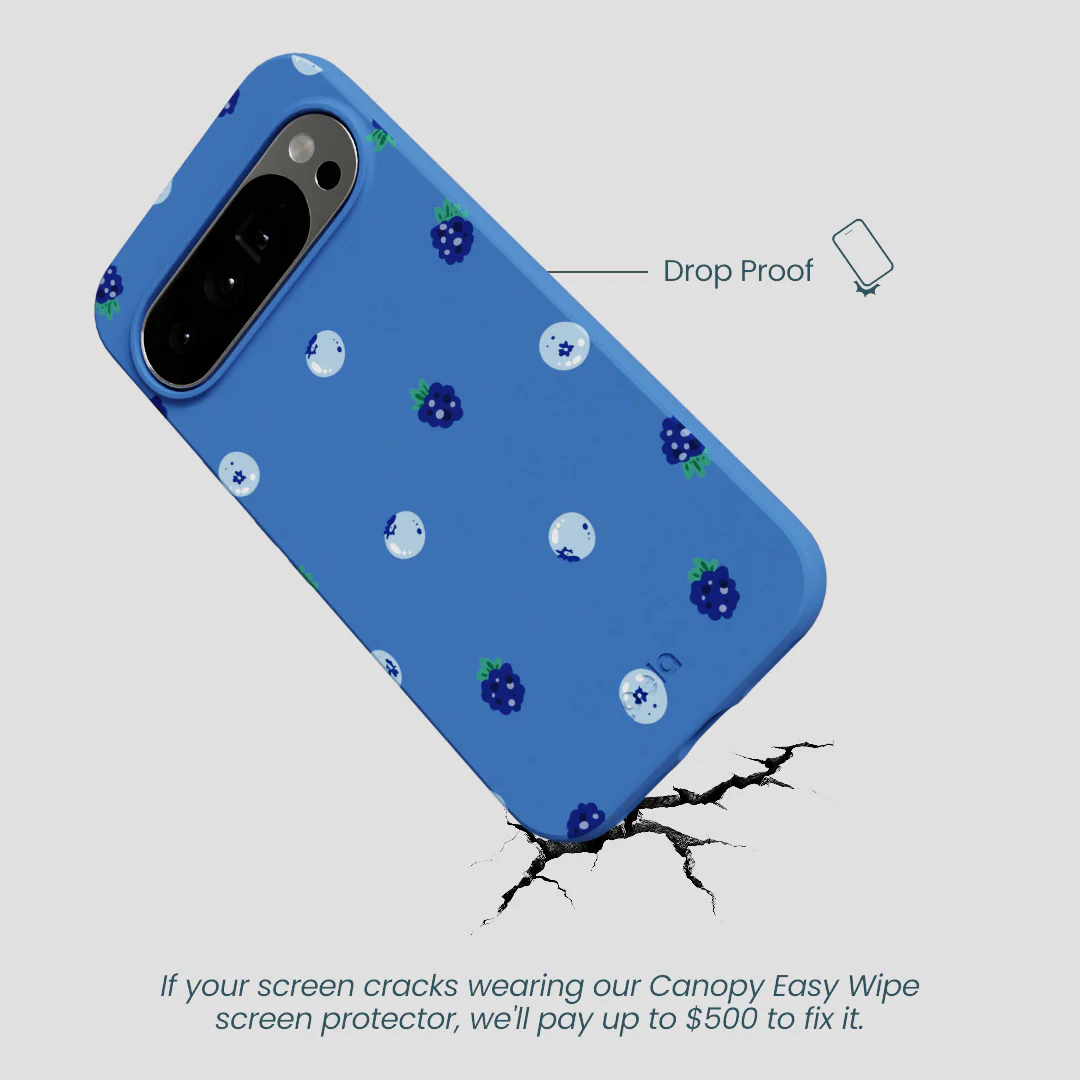 Electric Blue Black and Blue Google Pixel 10 Pro XL Case - Image 4