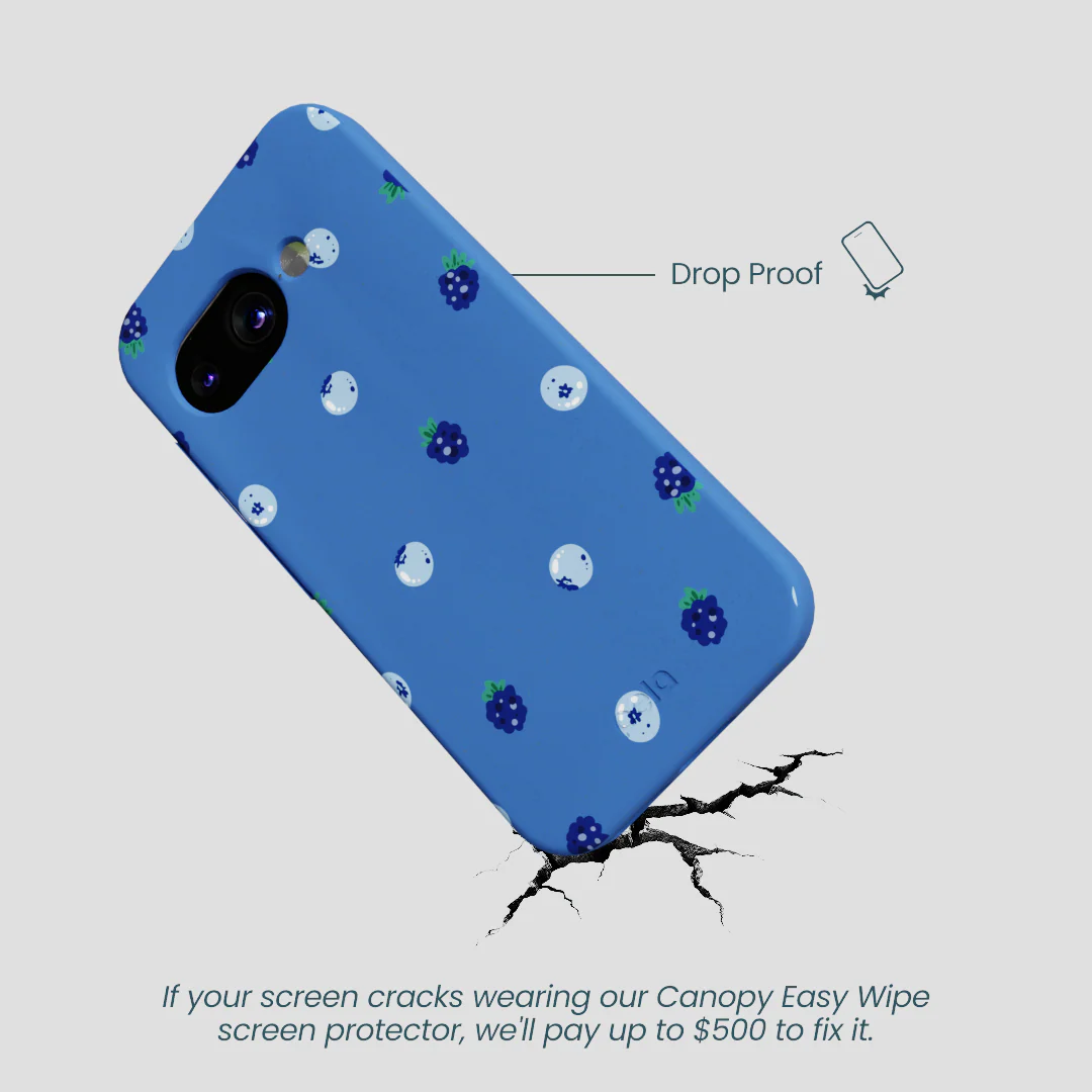 Electric Blue Black and Blue Google Pixel 9a Case - Image 4