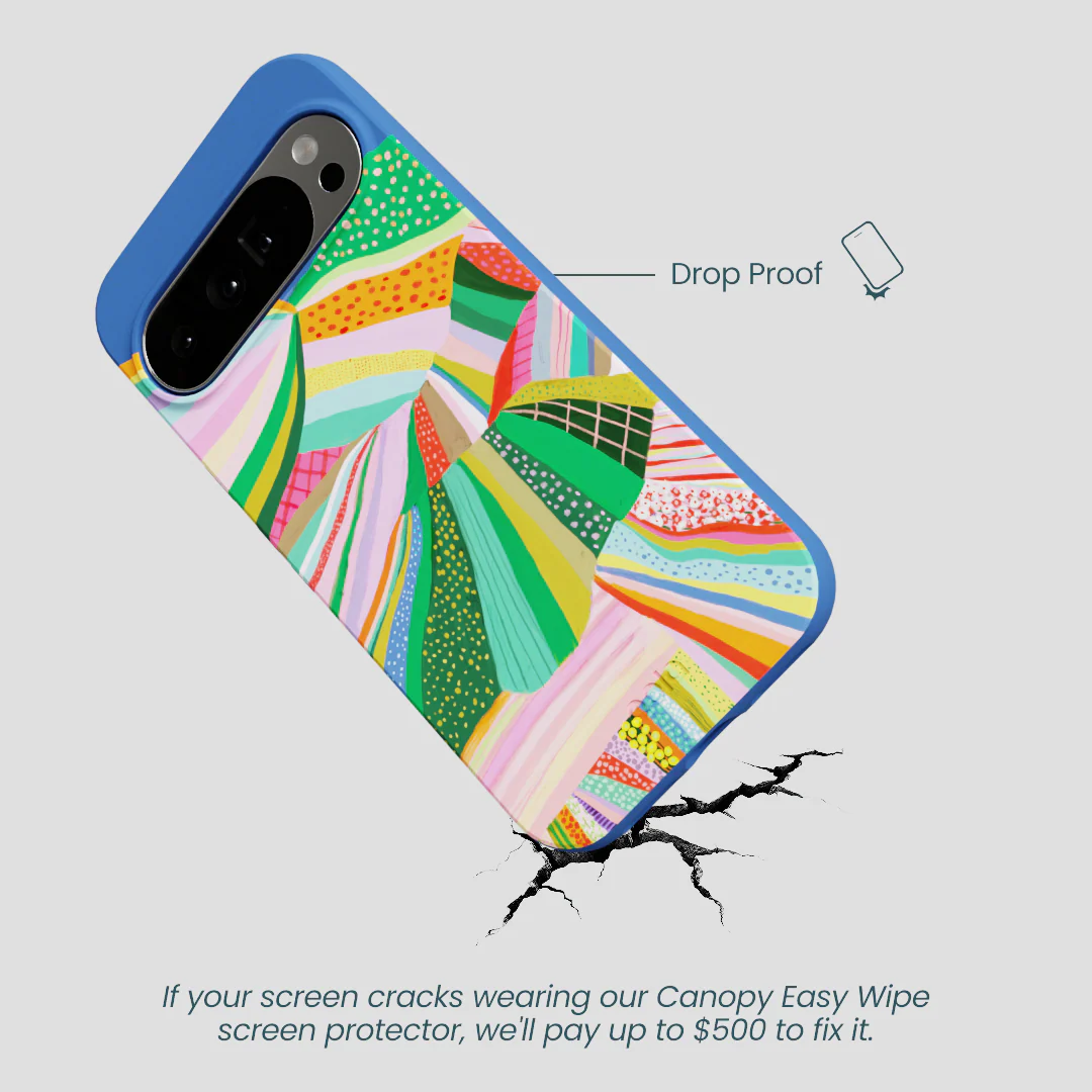 Electric Blue Bloomstatic Google Pixel 10 Pro XL Case - Image 5