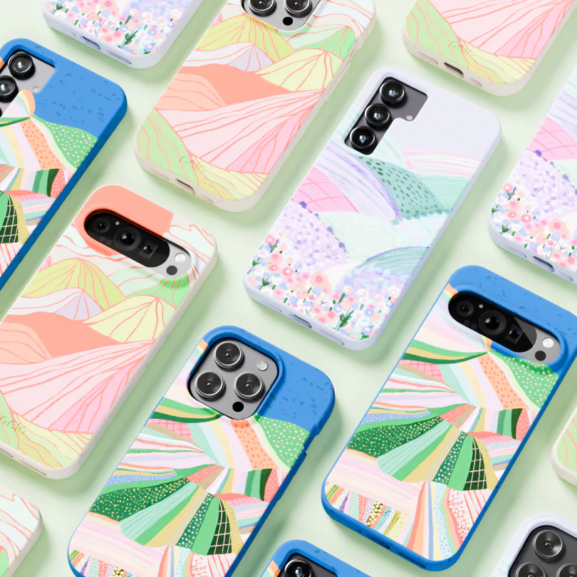 Electric Blue Bloomstatic Google Pixel 6 Case - Image 11