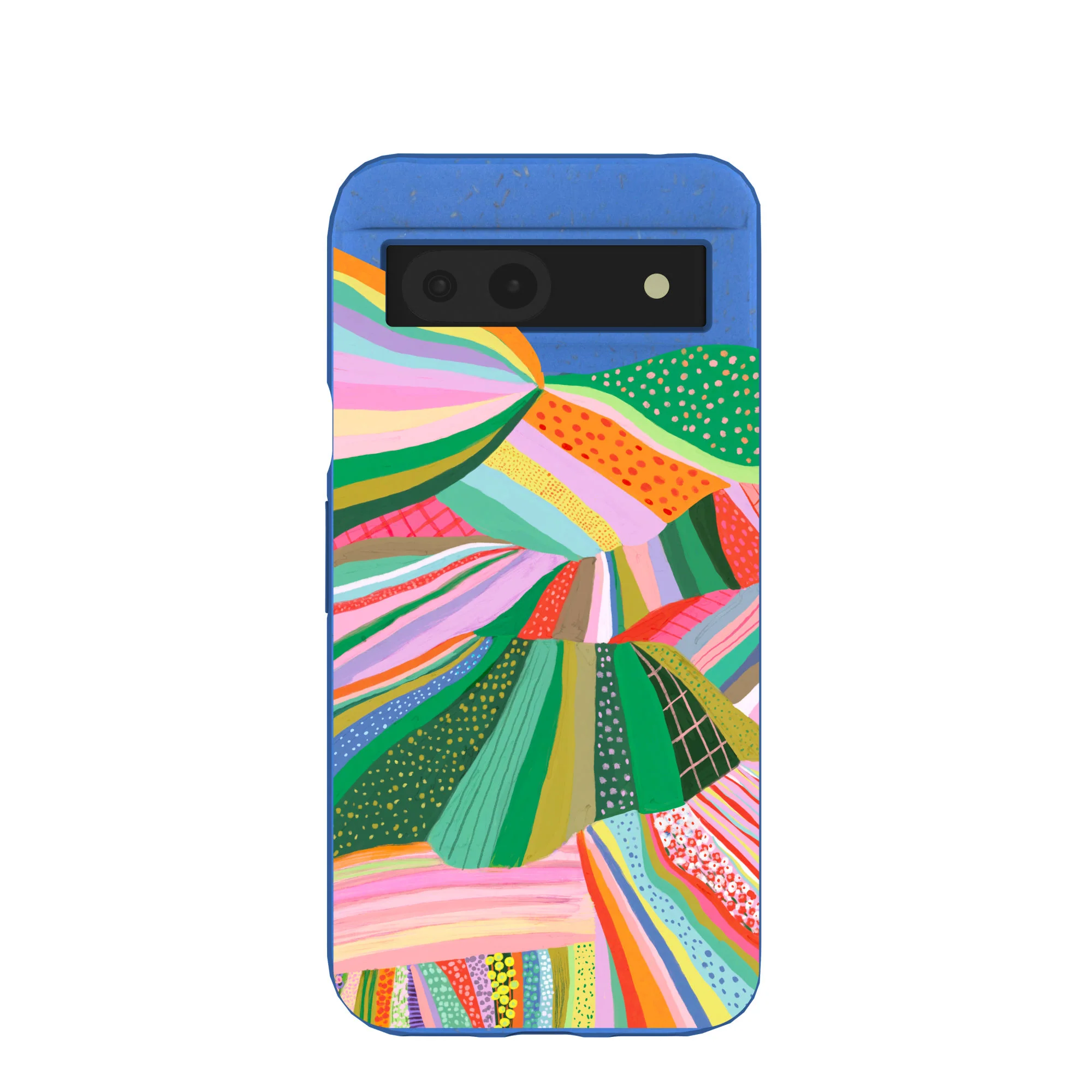 Electric Blue Bloomstatic Google Pixel 8a Case