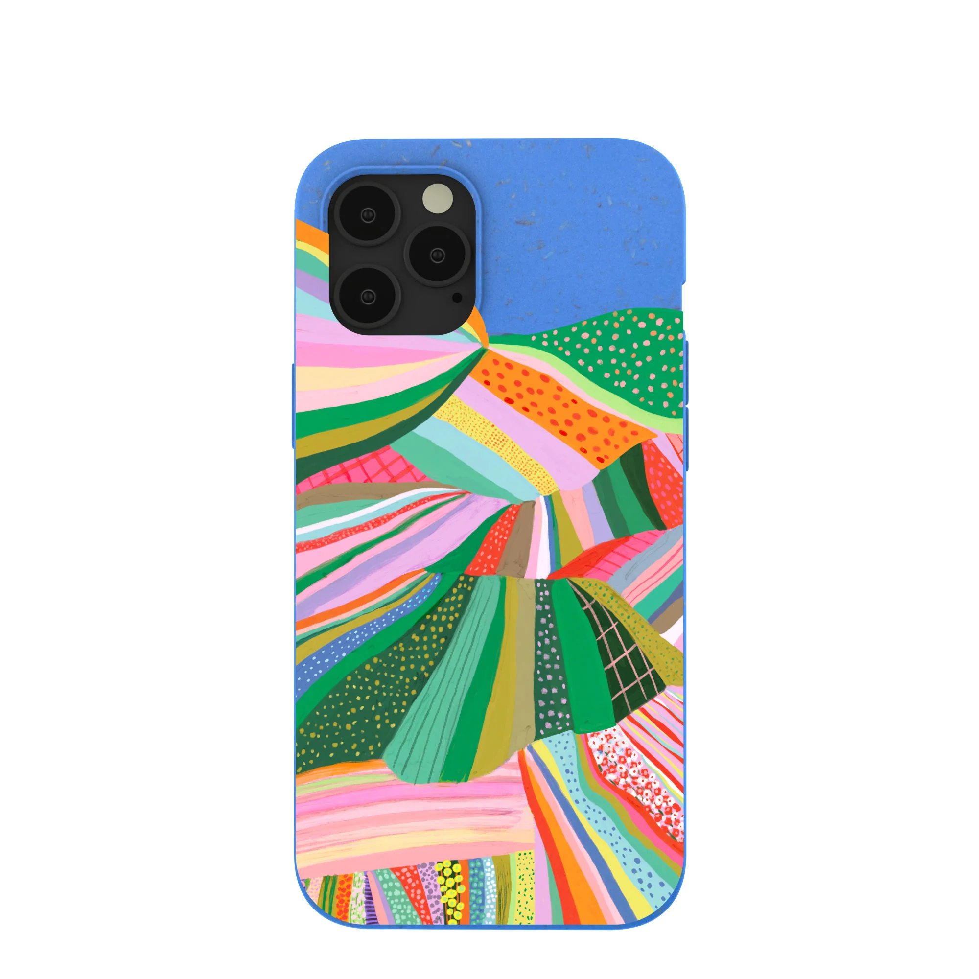 Electric Blue Bloomstatic iPhone 12 Pro Max Case