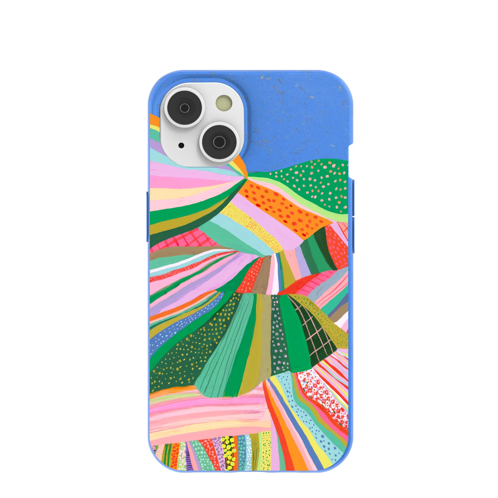 Electric Blue Bloomstatic iPhone 14 Case