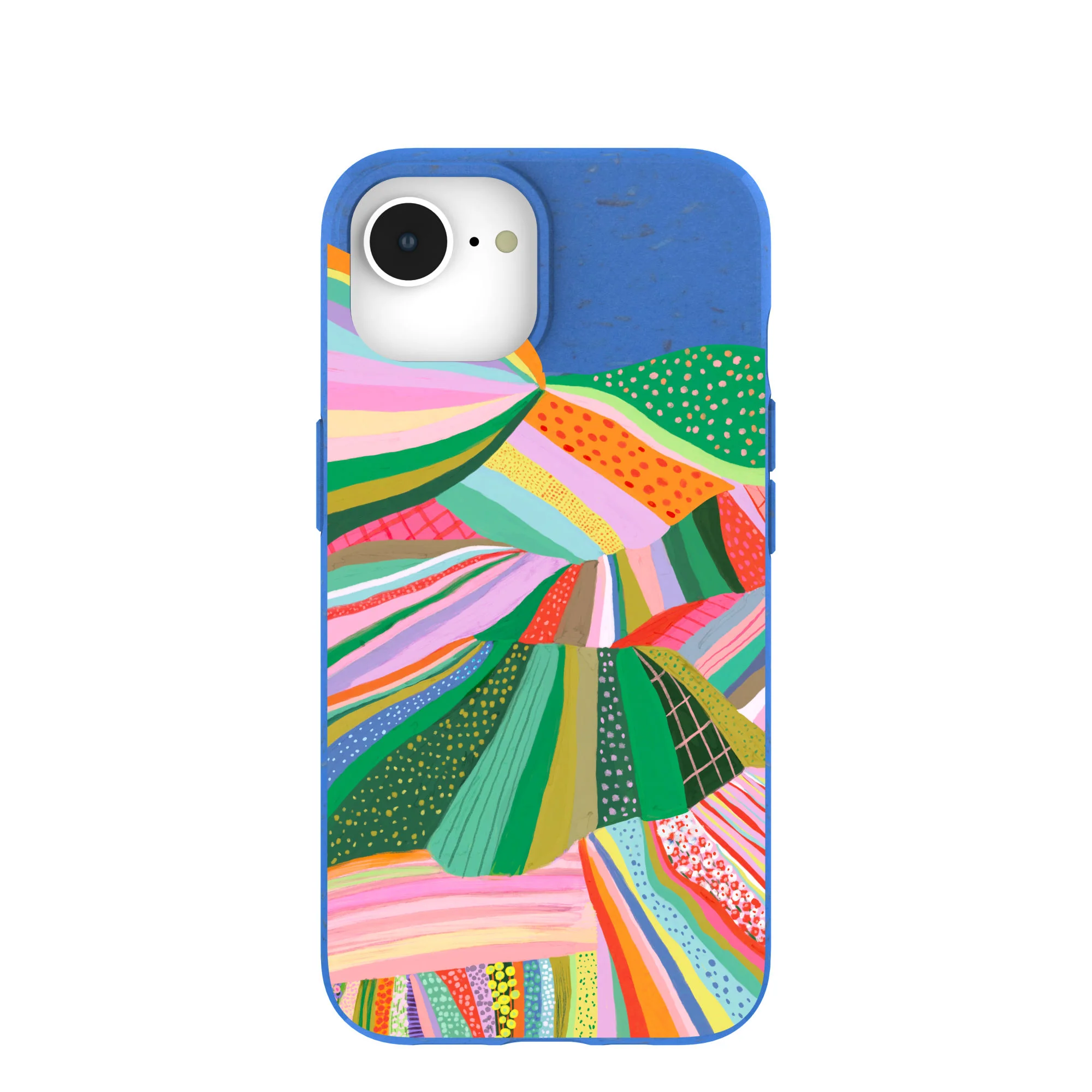 Electric Blue Bloomstatic iPhone 16e/17e Case