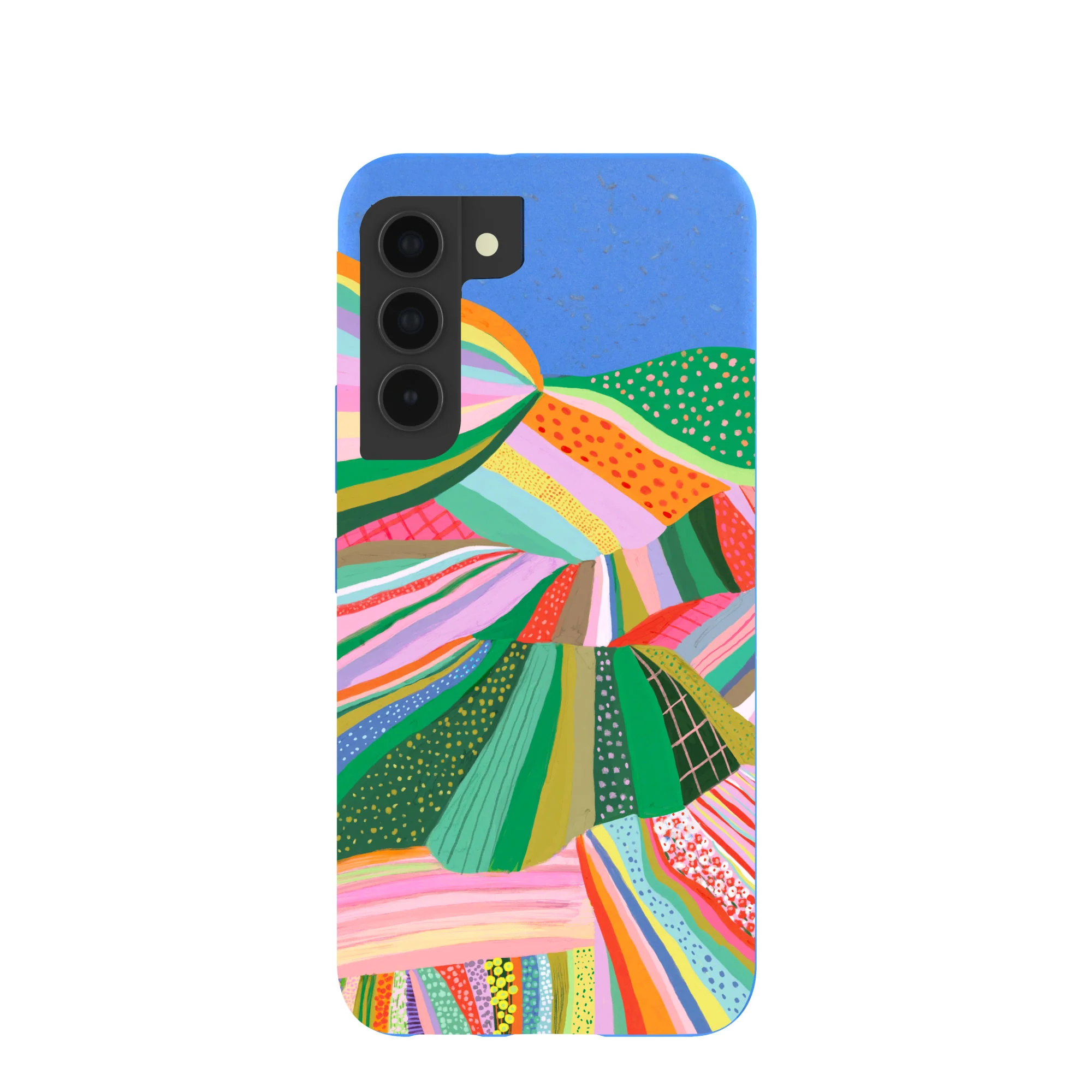 Electric Blue Bloomstatic Samsung Galaxy S22 Case