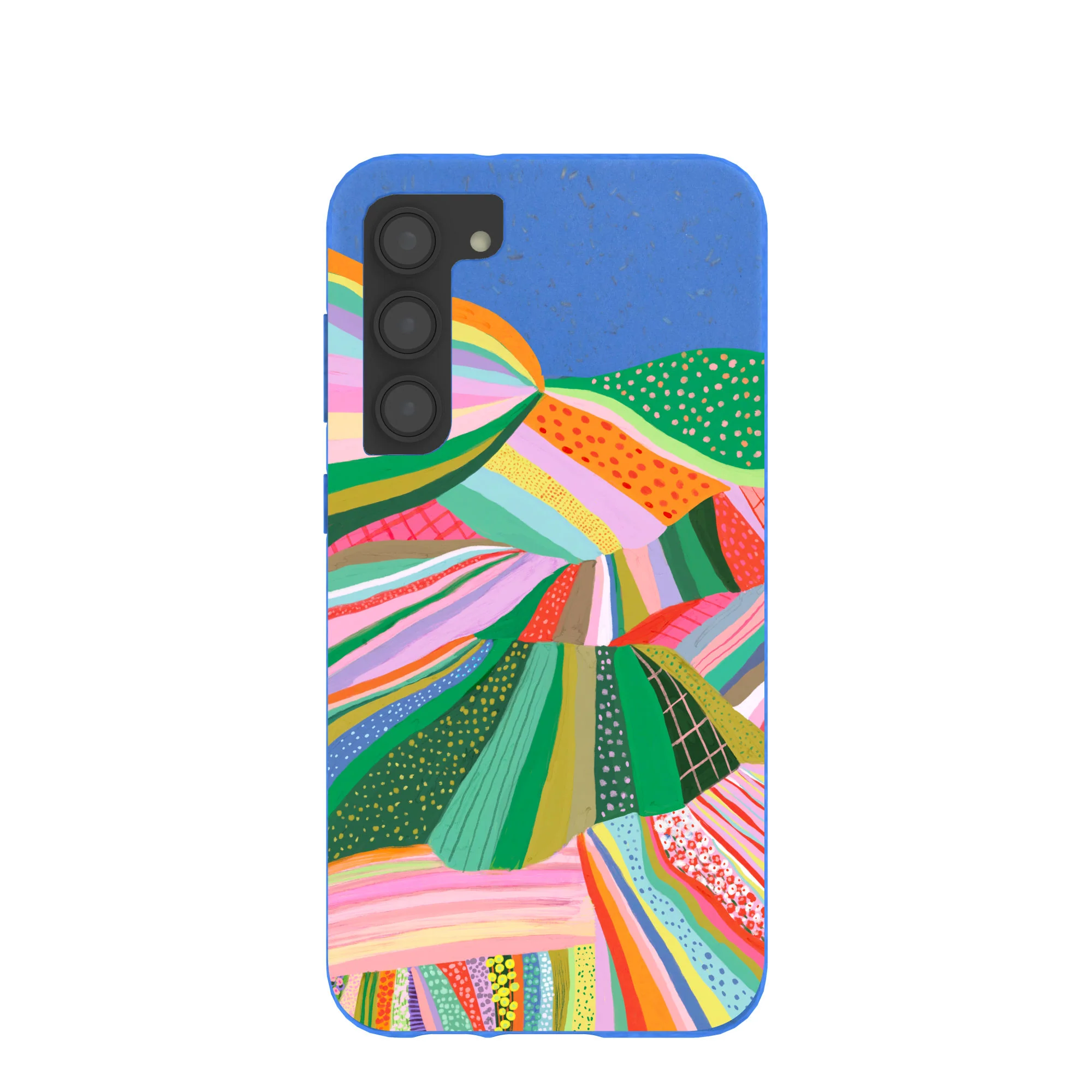 Electric Blue Bloomstatic Samsung Galaxy S23+(Plus) Case