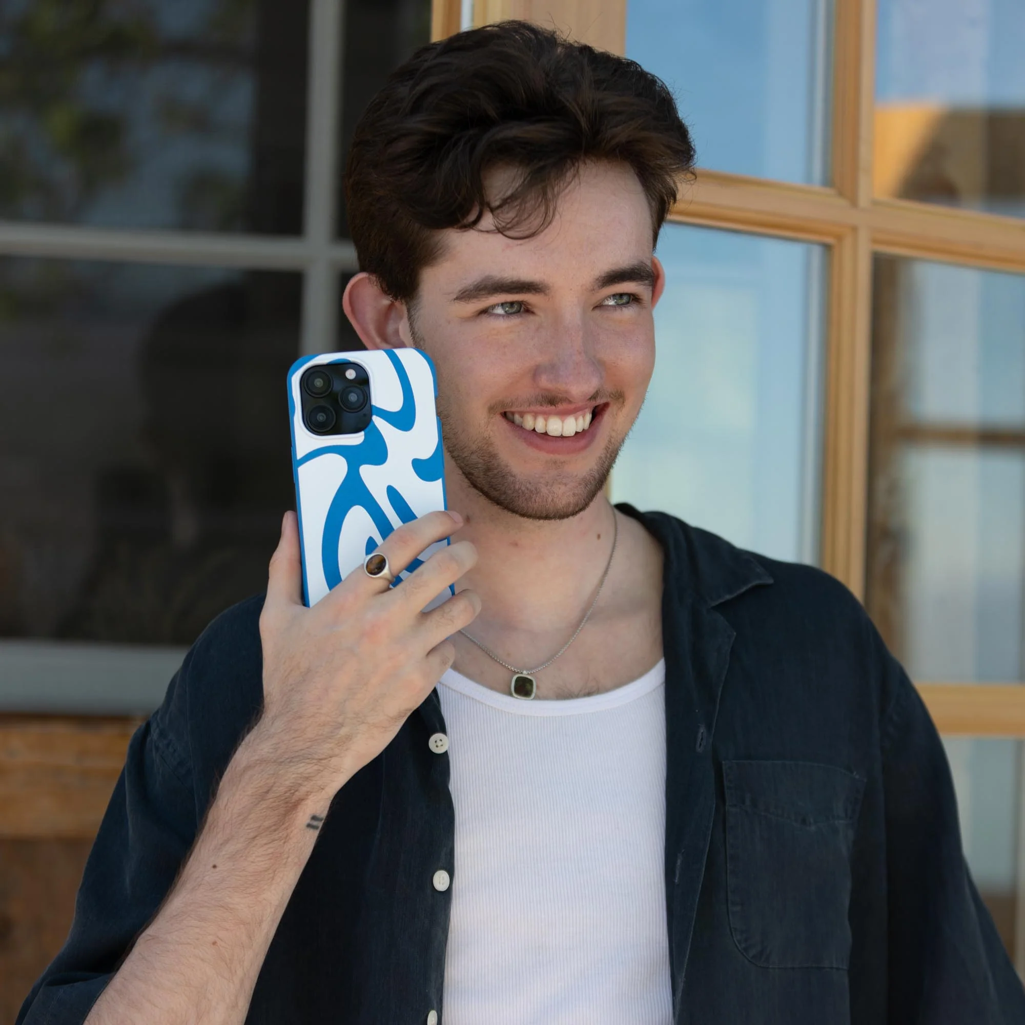 Electric Blue Blue Crush Google Pixel 9 Pro XL Case - Image 2
