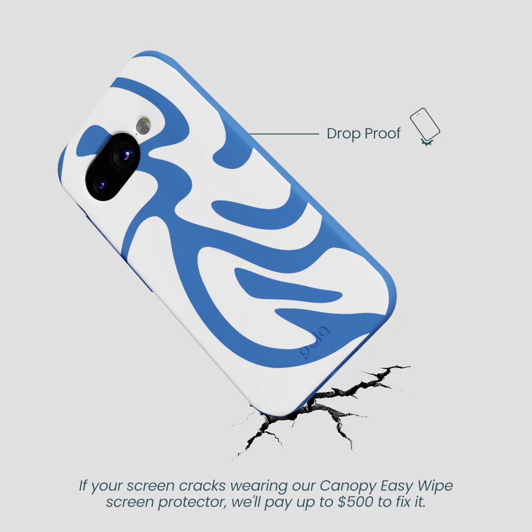 Electric Blue Blue Crush Google Pixel 9a Case - Image 5