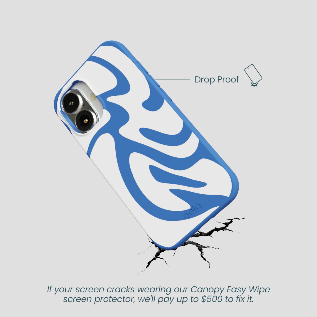 Electric Blue Blue Crush iPhone 16 Case - Image 5