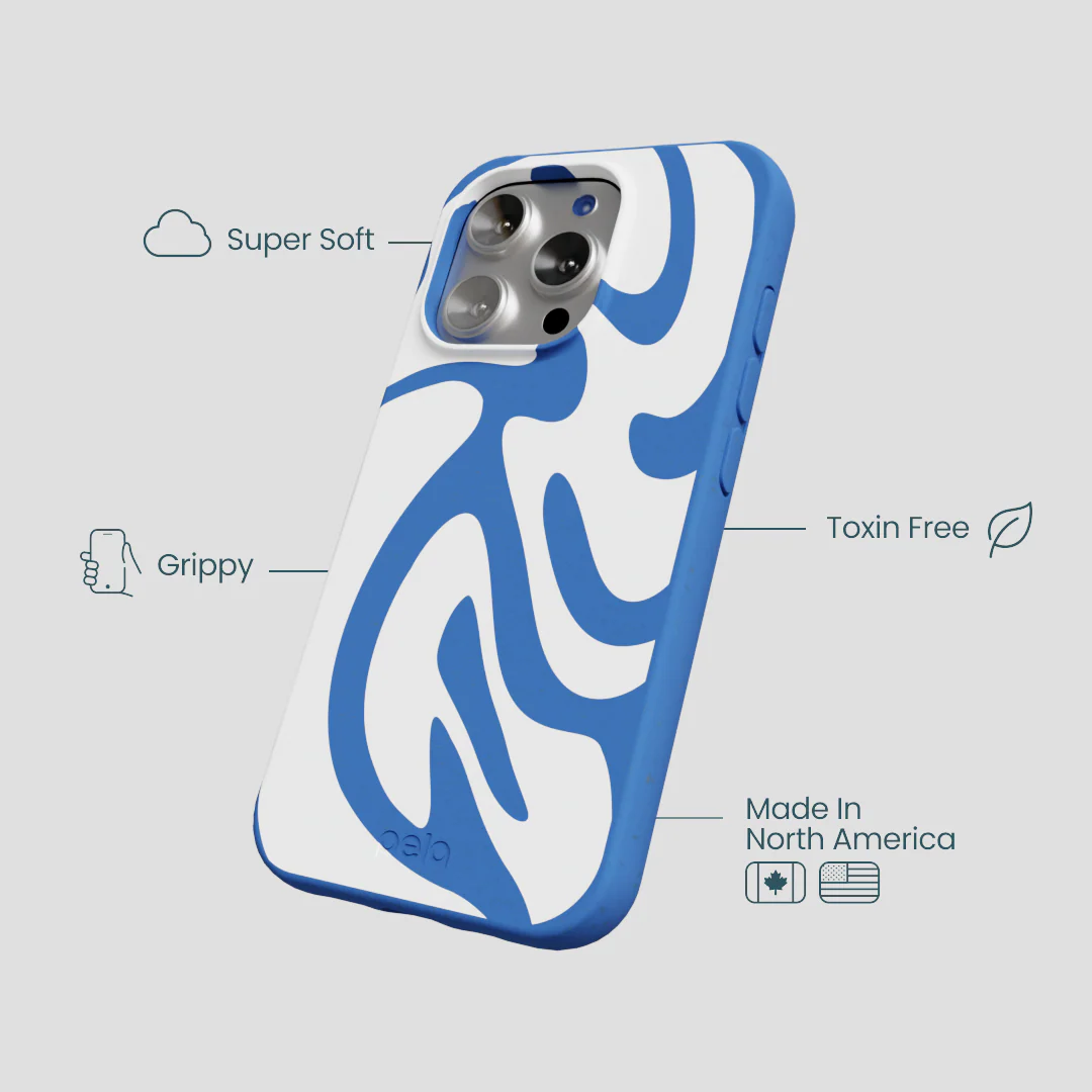Electric Blue Blue Crush iPhone 16 Pro Case - Image 4