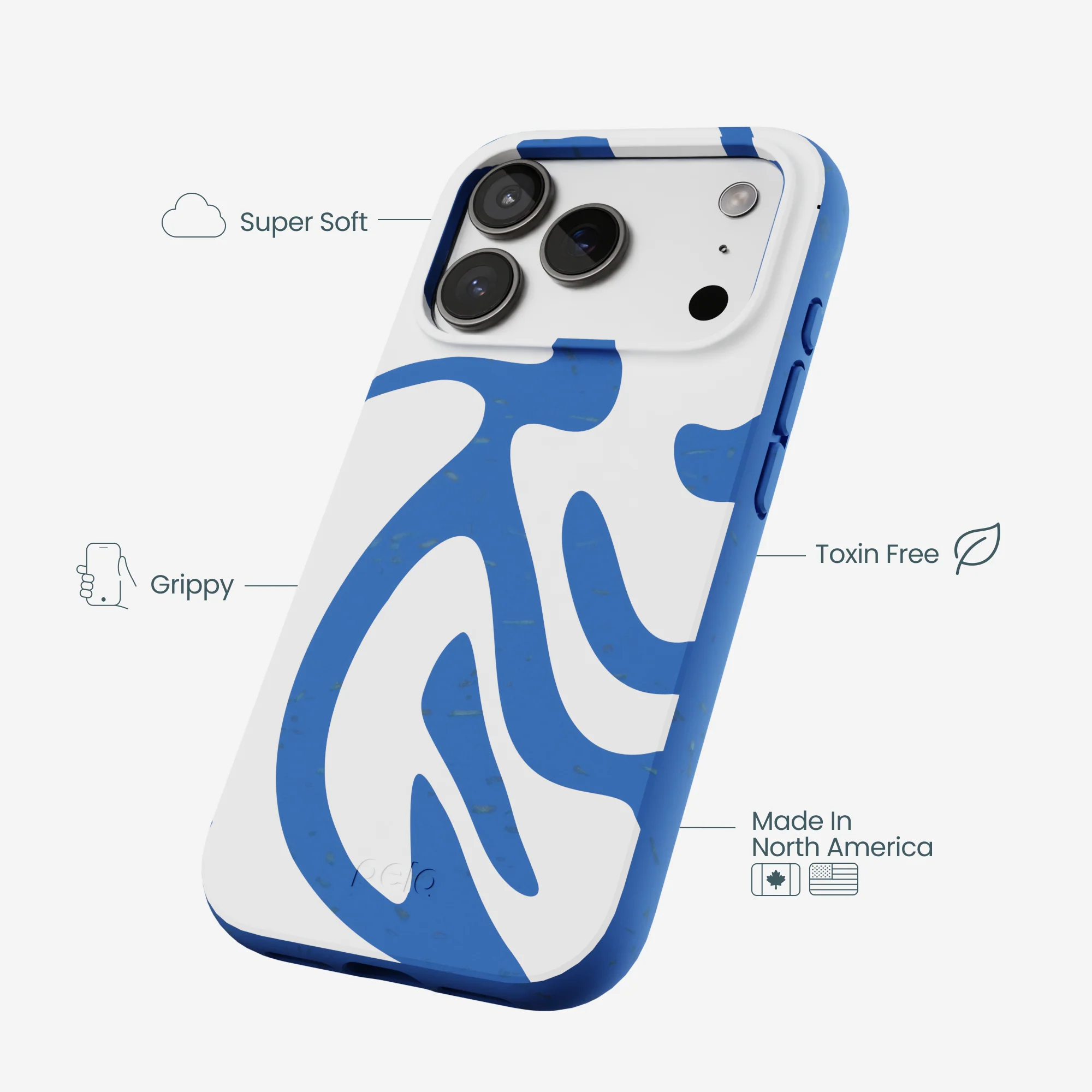 Electric Blue Blue Crush iPhone 17 Pro Case - Image 4