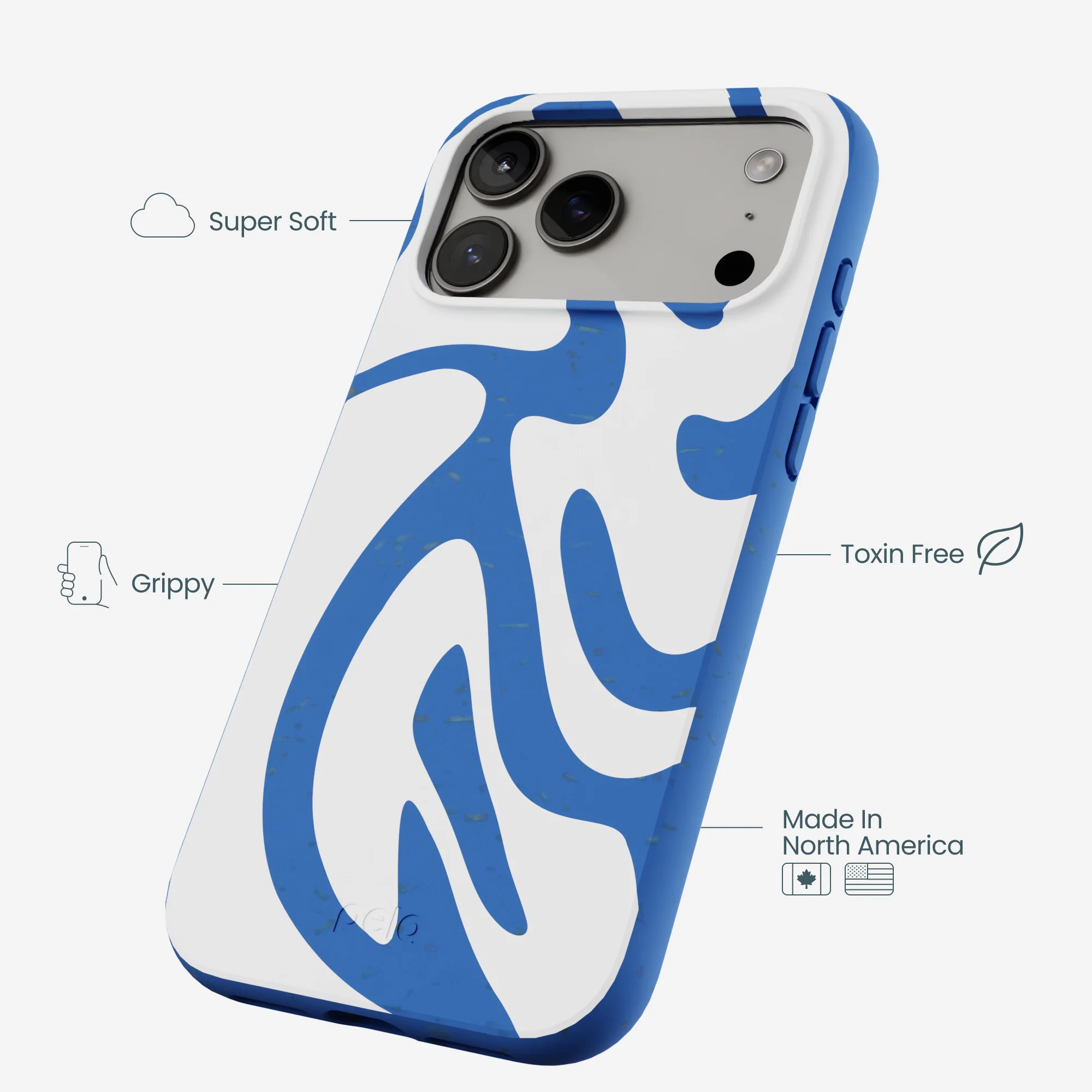 Electric Blue Blue Crush iPhone 17 Pro Max Case - Image 4
