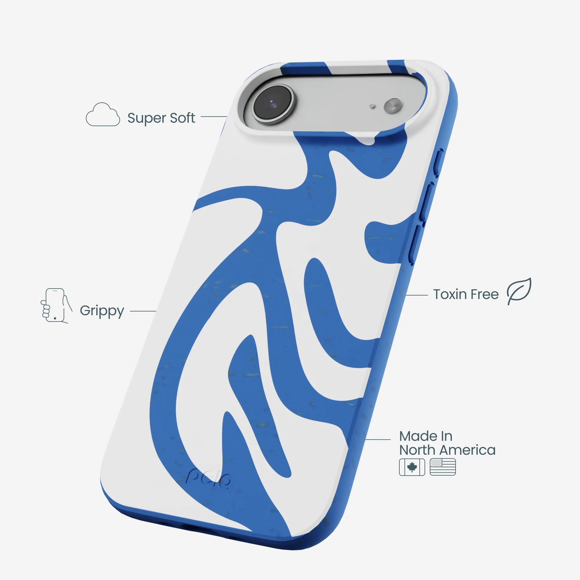 Electric Blue Blue Crush iPhone Air Case - Image 4