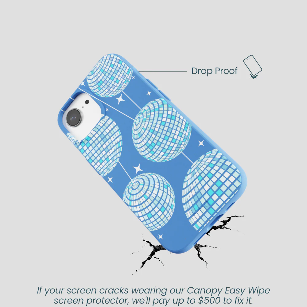 Electric Blue Blue Groove iPhone 16e/17e Case - Image 5