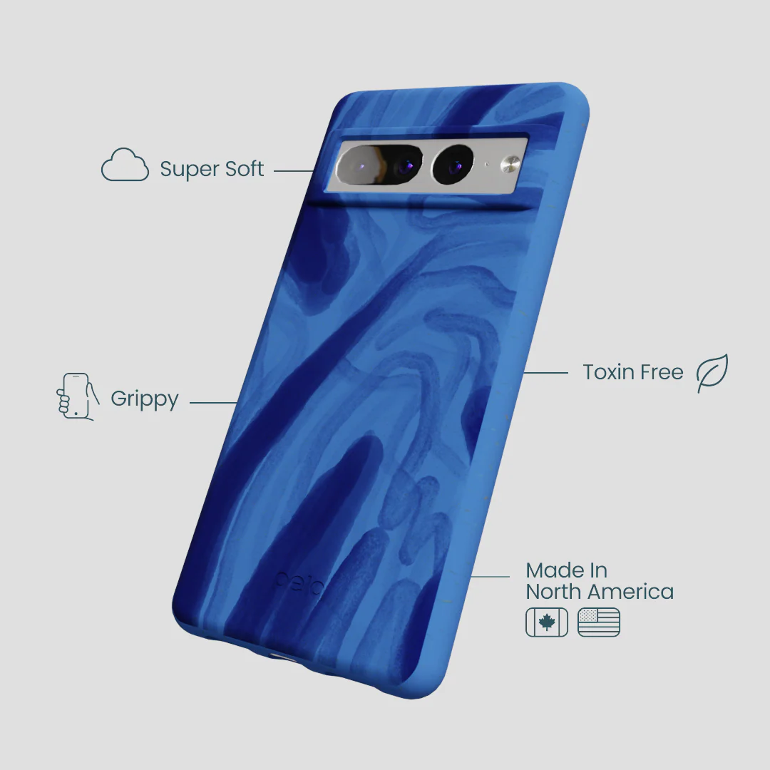 Electric Blue Blue Study Google Pixel 7 Pro Case - Image 4
