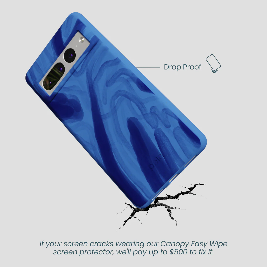 Electric Blue Blue Study Google Pixel 7 Pro Case - Image 5