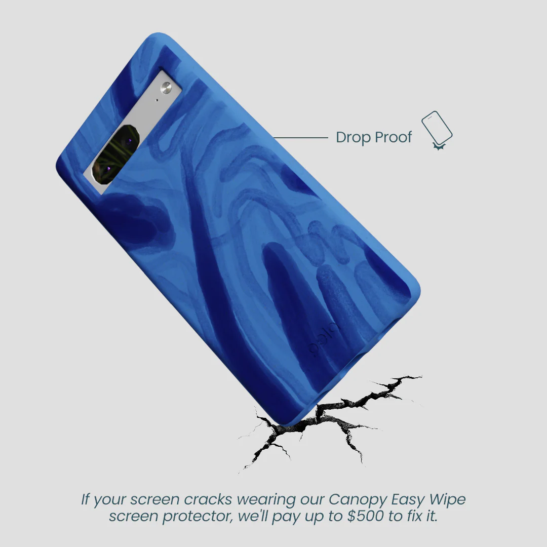 Electric Blue Blue Study Google Pixel 7a Case - Image 5