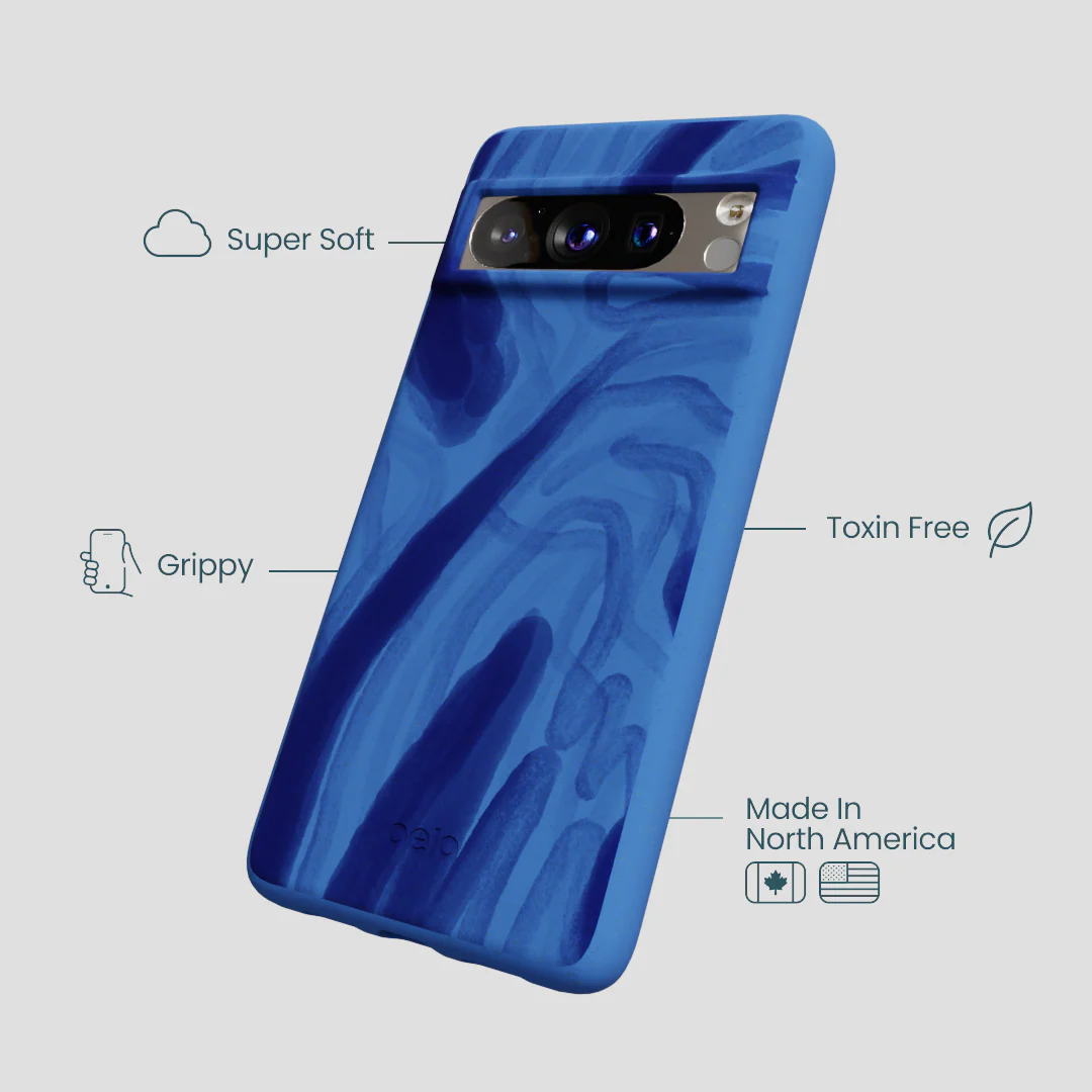 Electric Blue Blue Study Google Pixel 8 Pro Case - Image 4