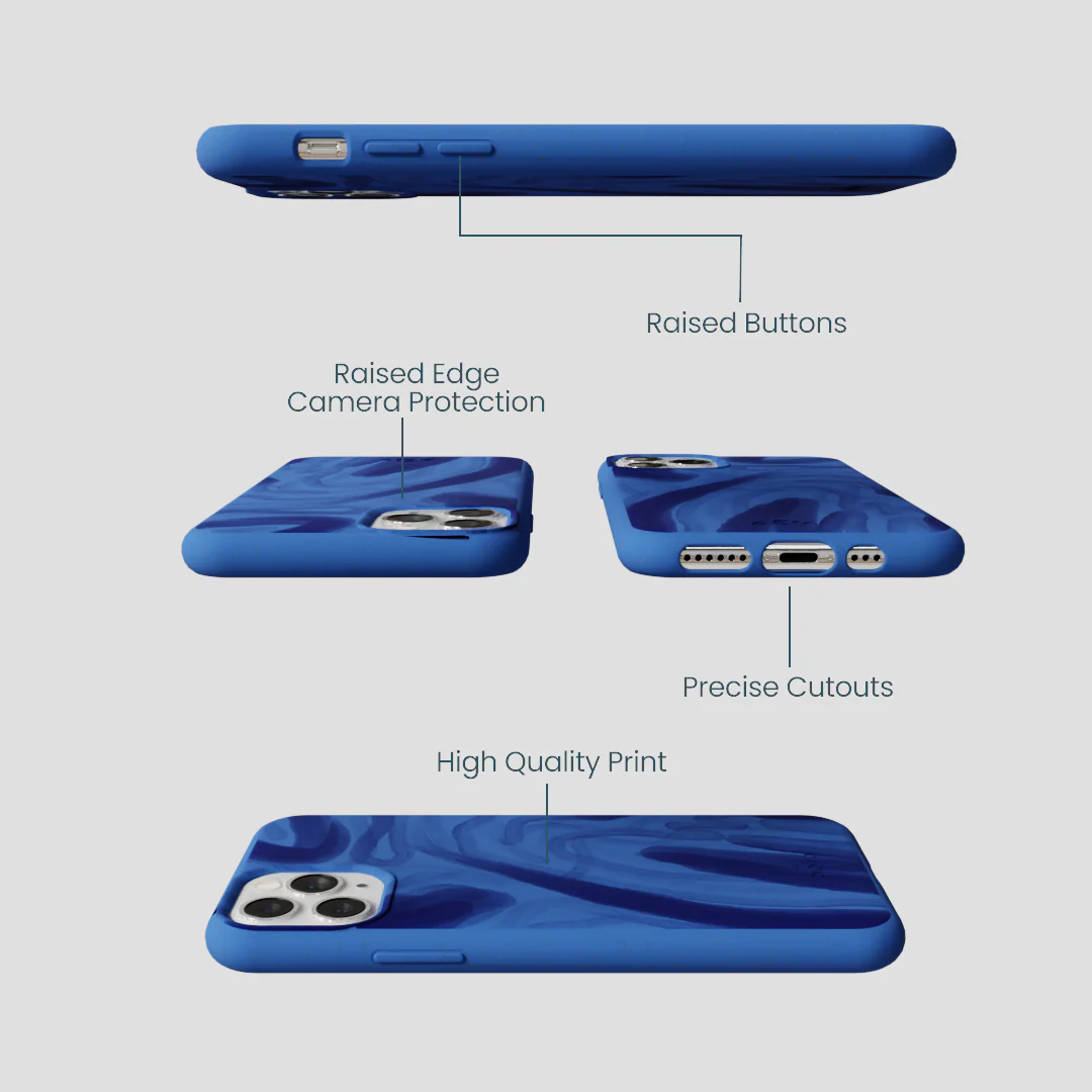 Electric Blue Blue Study iPhone 11 Pro Case - Image 3