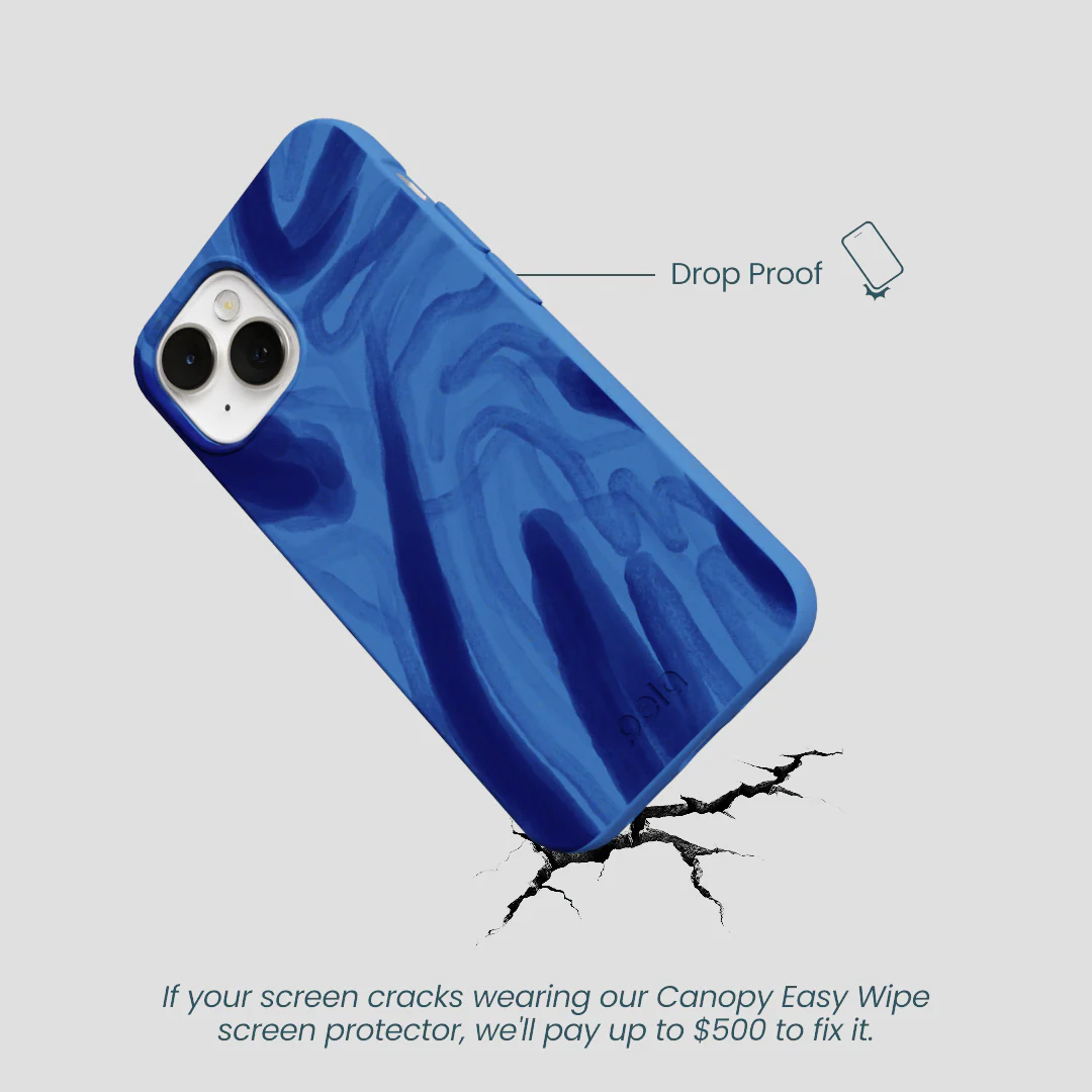Electric Blue Blue Study iPhone 13 Case - Image 5