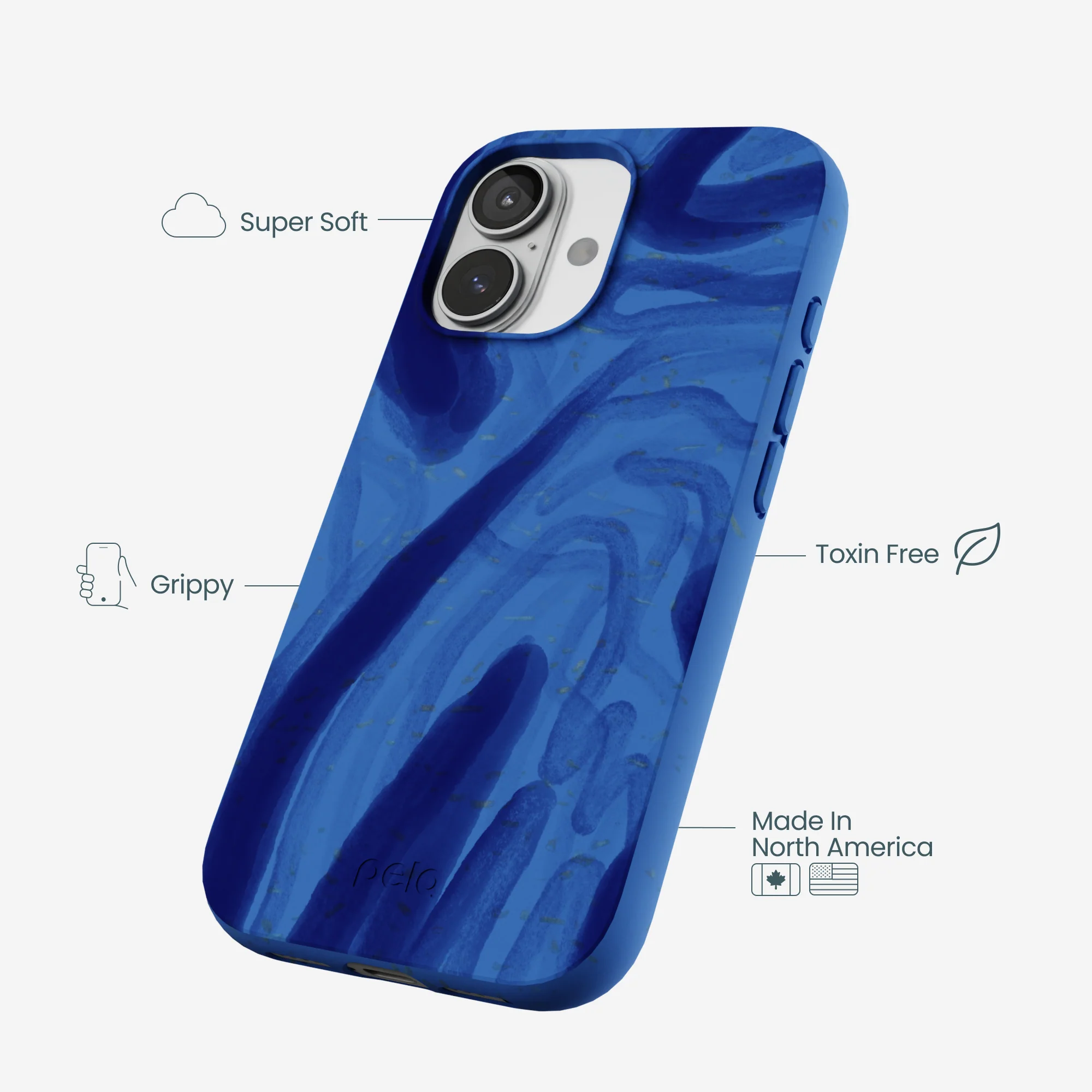 Electric Blue Blue Study iPhone 17 Case - Image 4