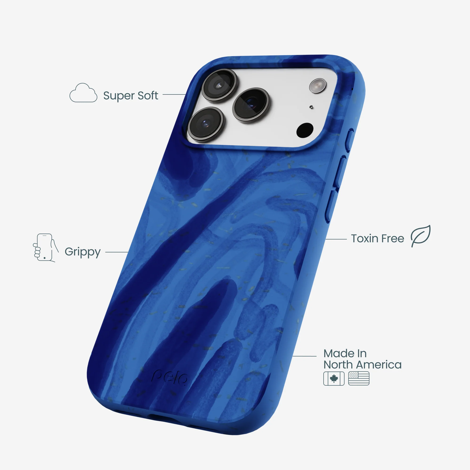 Electric Blue Blue Study iPhone 17 Pro Case - Image 4