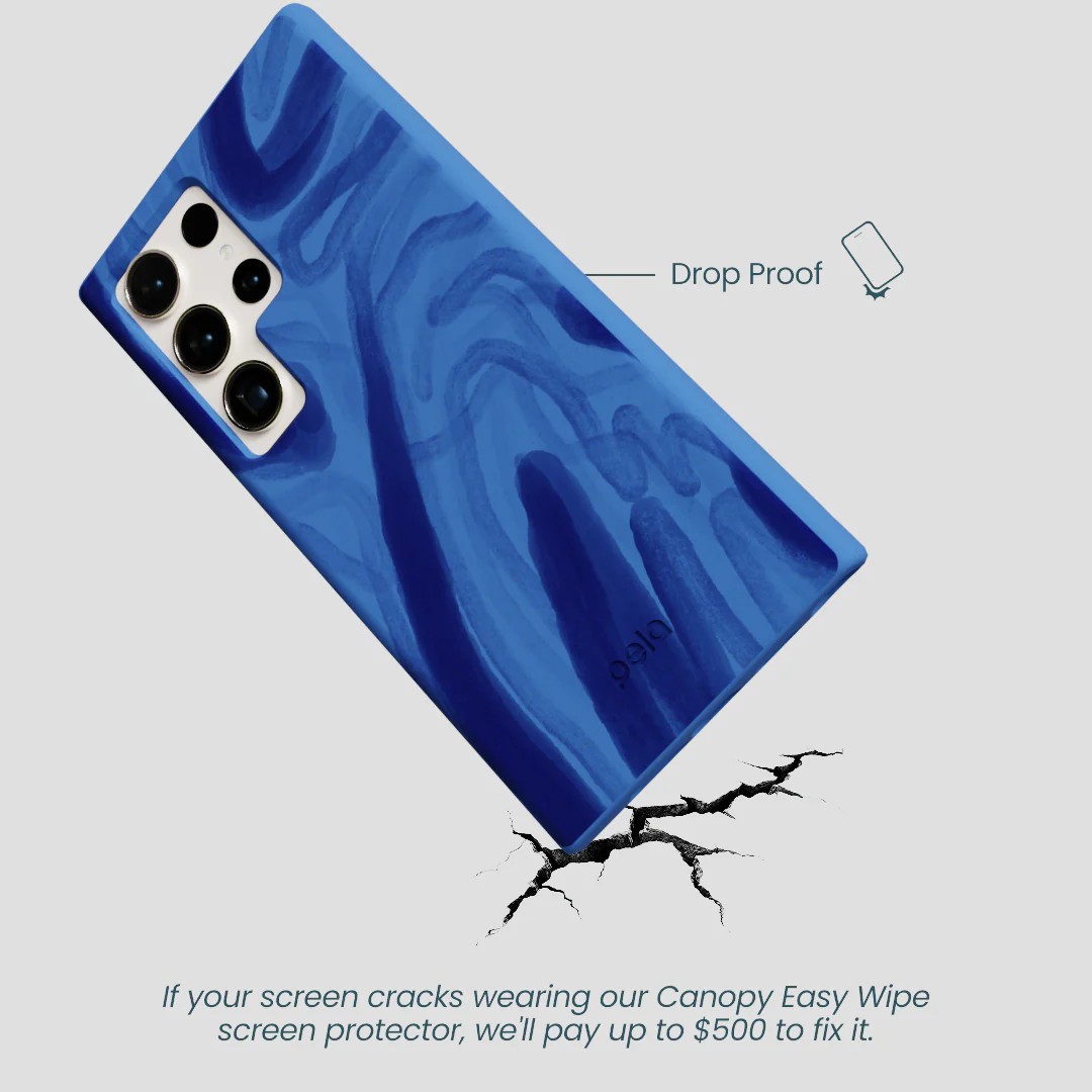 Electric Blue Blue Study Samsung Galaxy S24 Ultra Case - Image 5