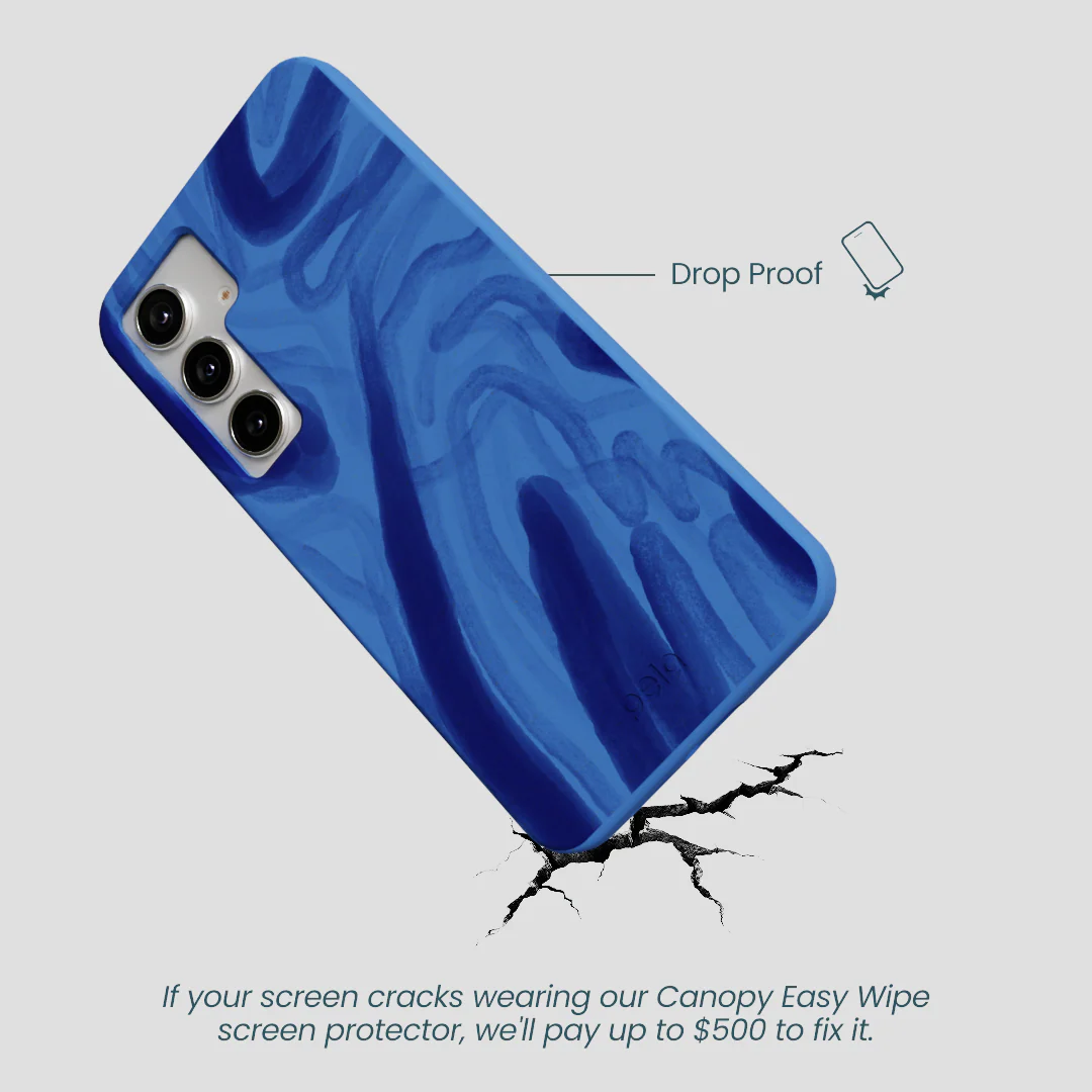 Electric Blue Blue Study Samsung Galaxy S25+(Plus) Case - Image 5