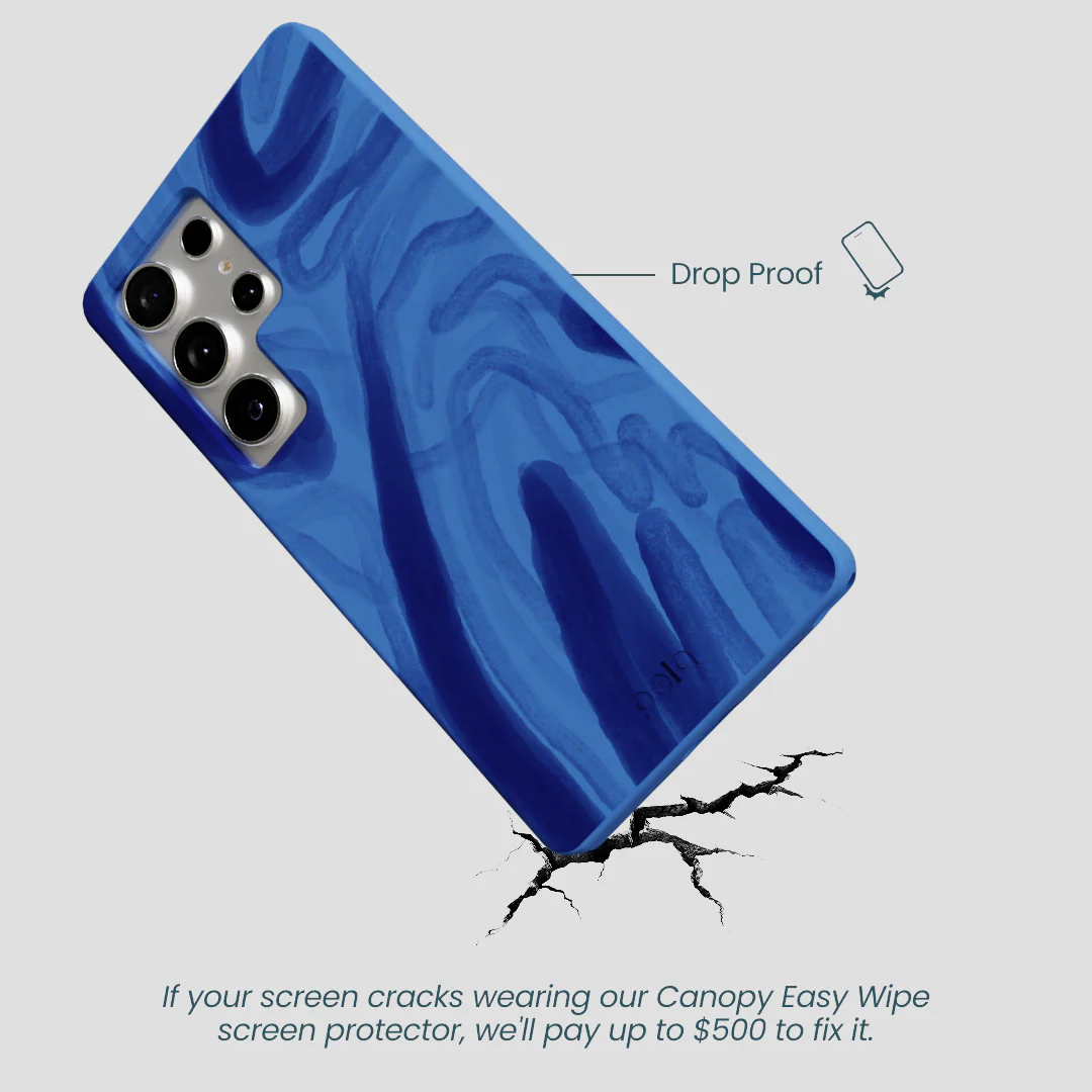 Electric Blue Blue Study Samsung Galaxy S25 Ultra Case - Image 5