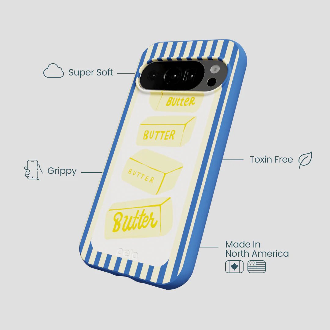 Electric Blue Butter Bars Google Pixel 10/10 Pro Case - Image 4