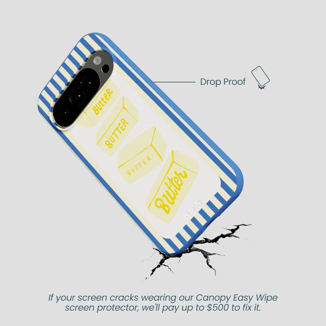 Electric Blue Butter Bars Google Pixel 10/10 Pro Case - Image 5