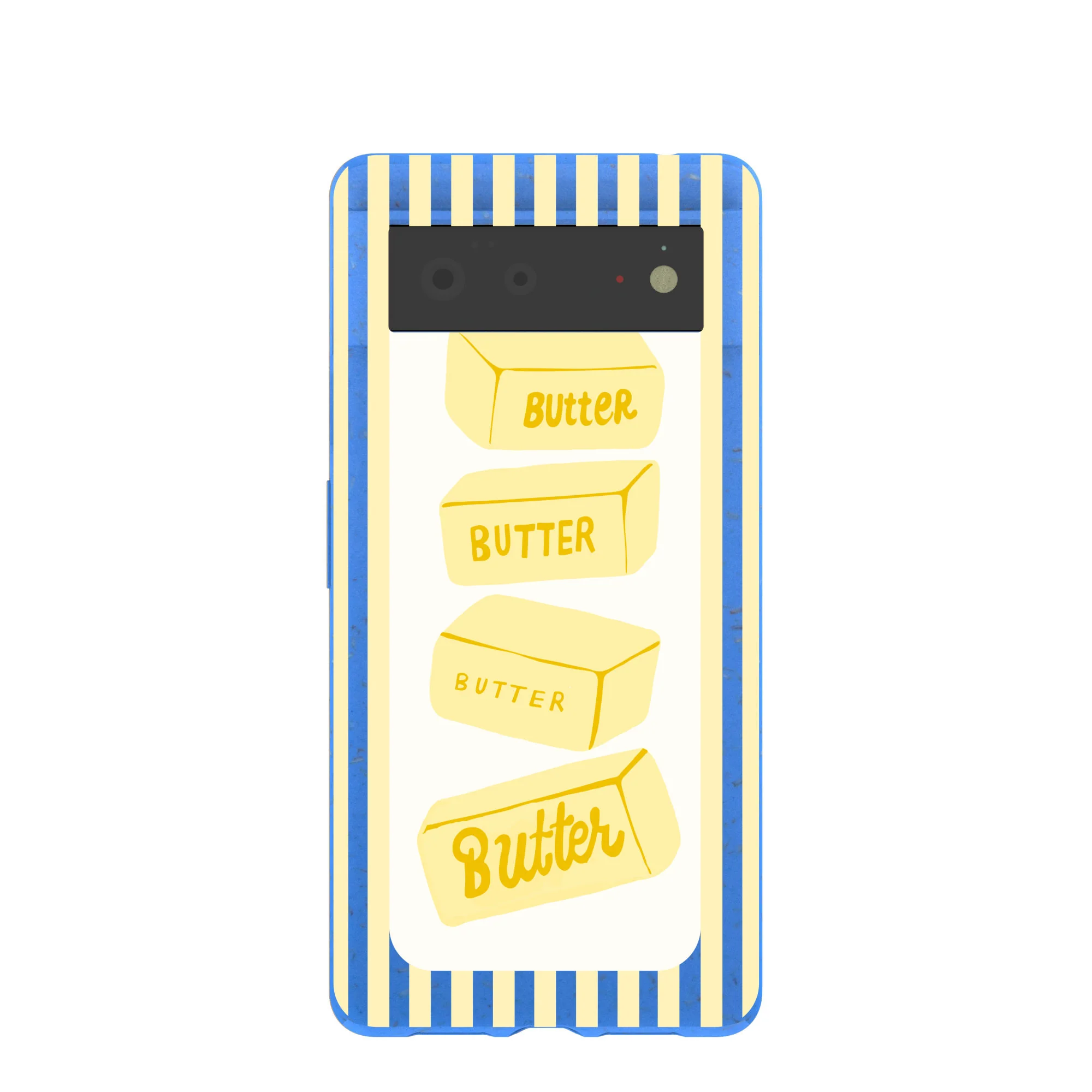 Electric Blue Butter Bars Google Pixel 6 Case
