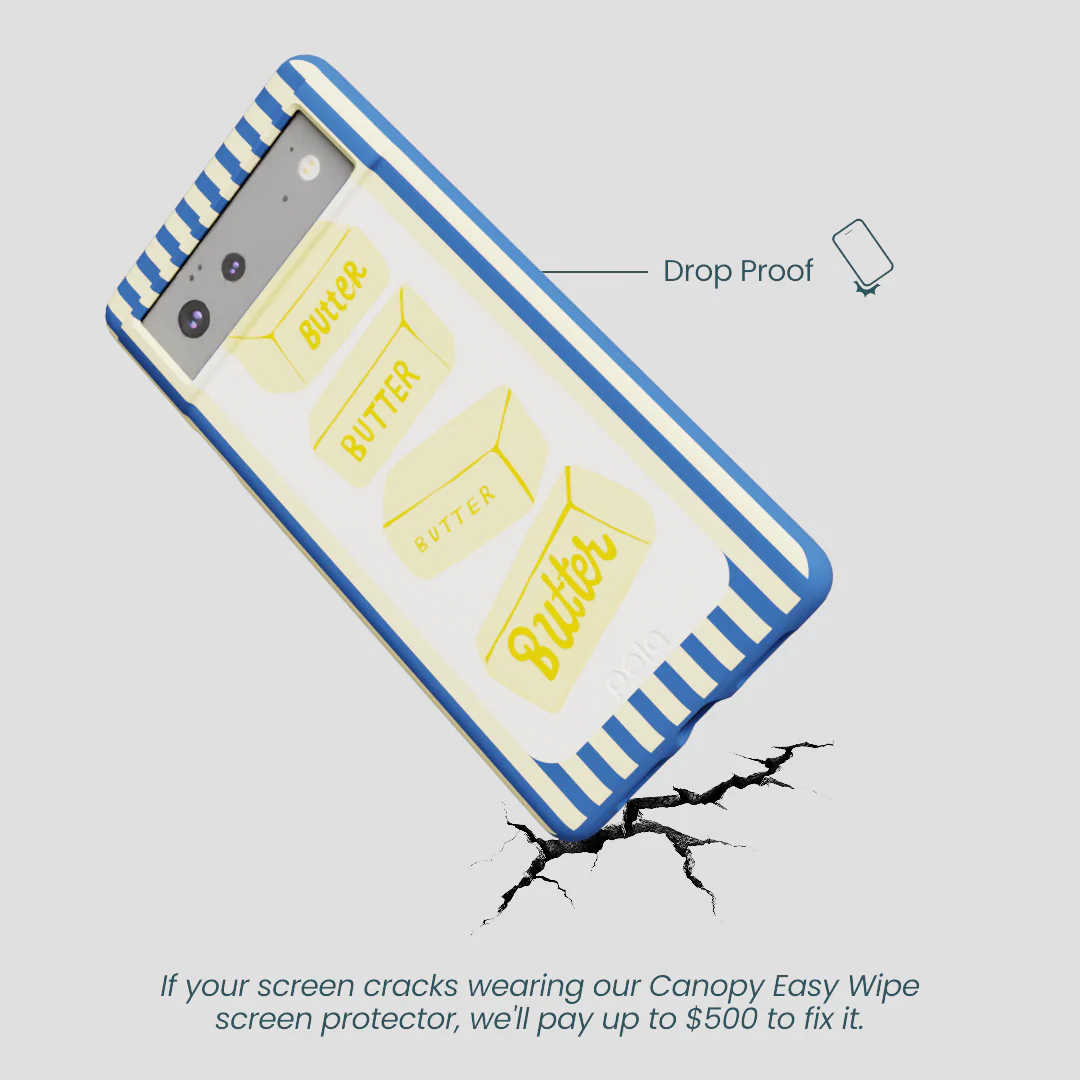 Electric Blue Butter Bars Google Pixel 6 Case - Image 5