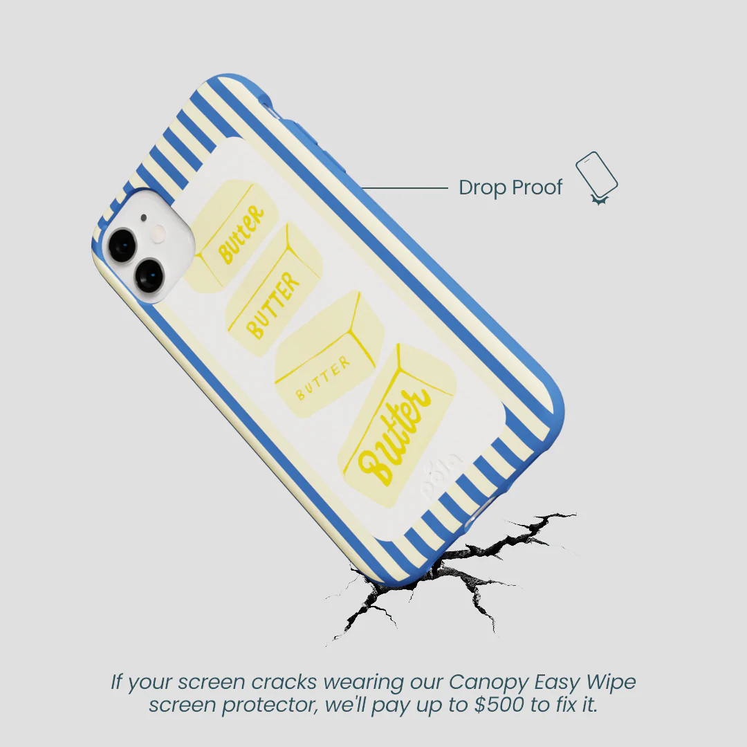 Electric Blue Butter Bars iPhone 11 Case - Image 5