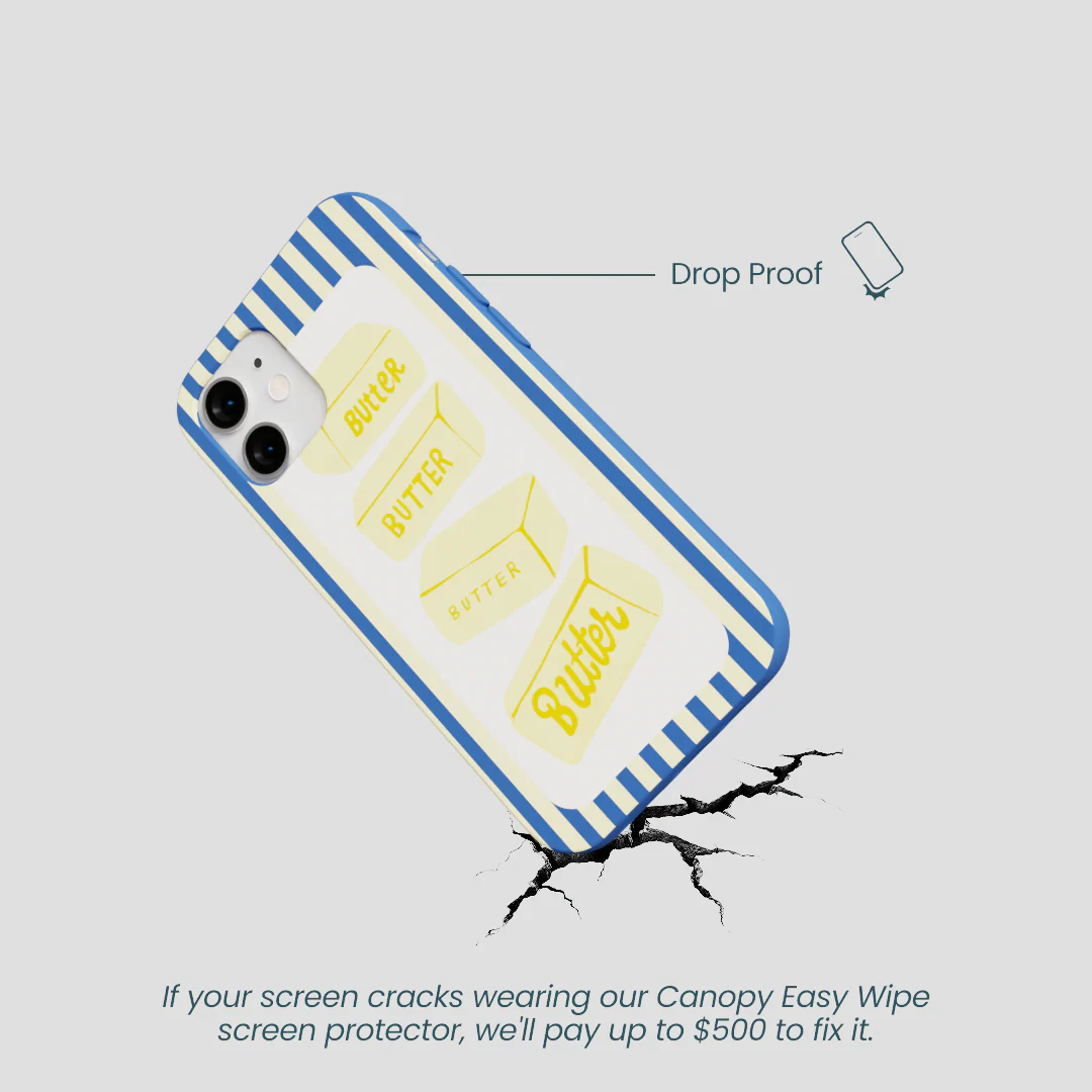 Electric Blue Butter Bars iPhone 12 Mini Case - Image 5