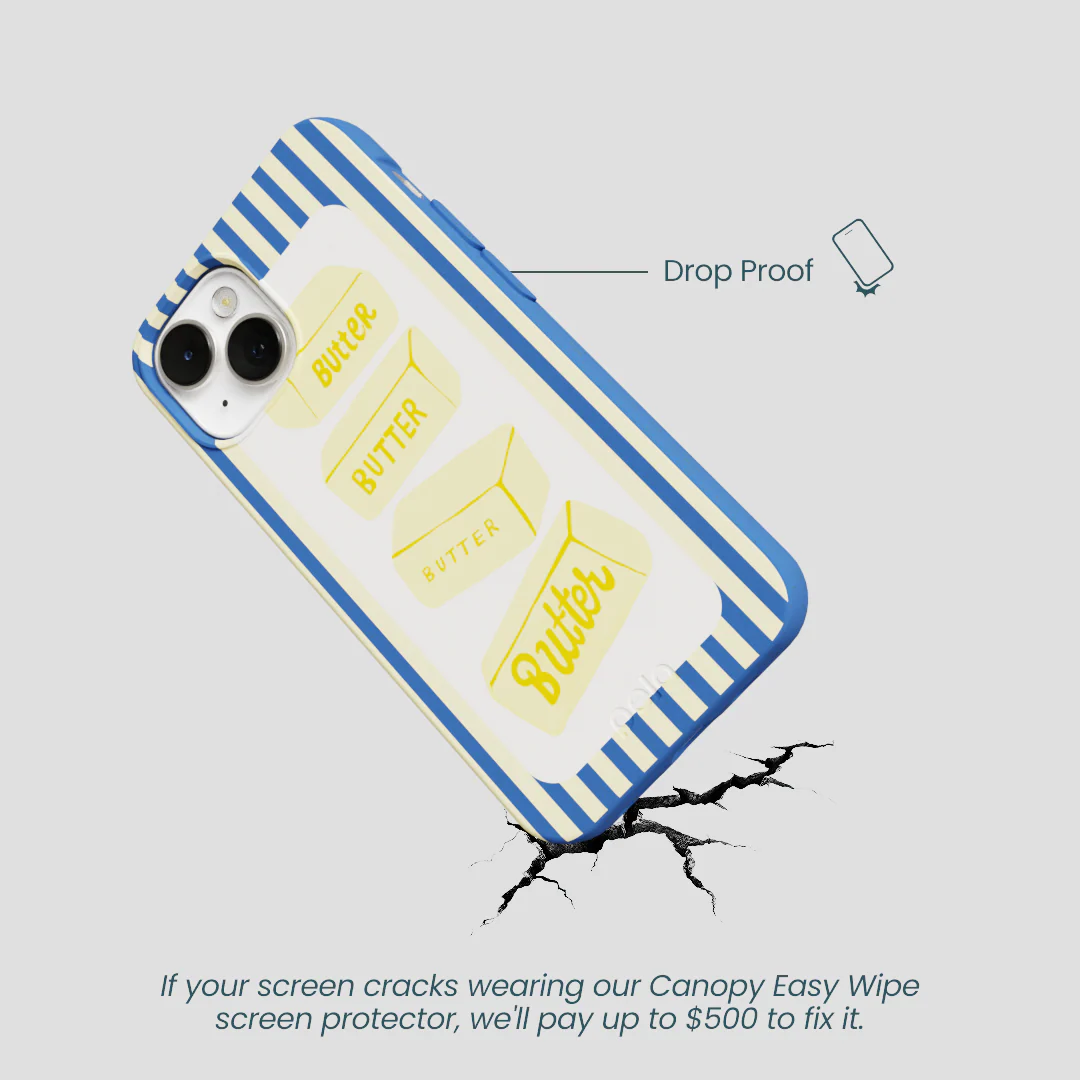 Electric Blue Butter Bars iPhone 13 Case - Image 5