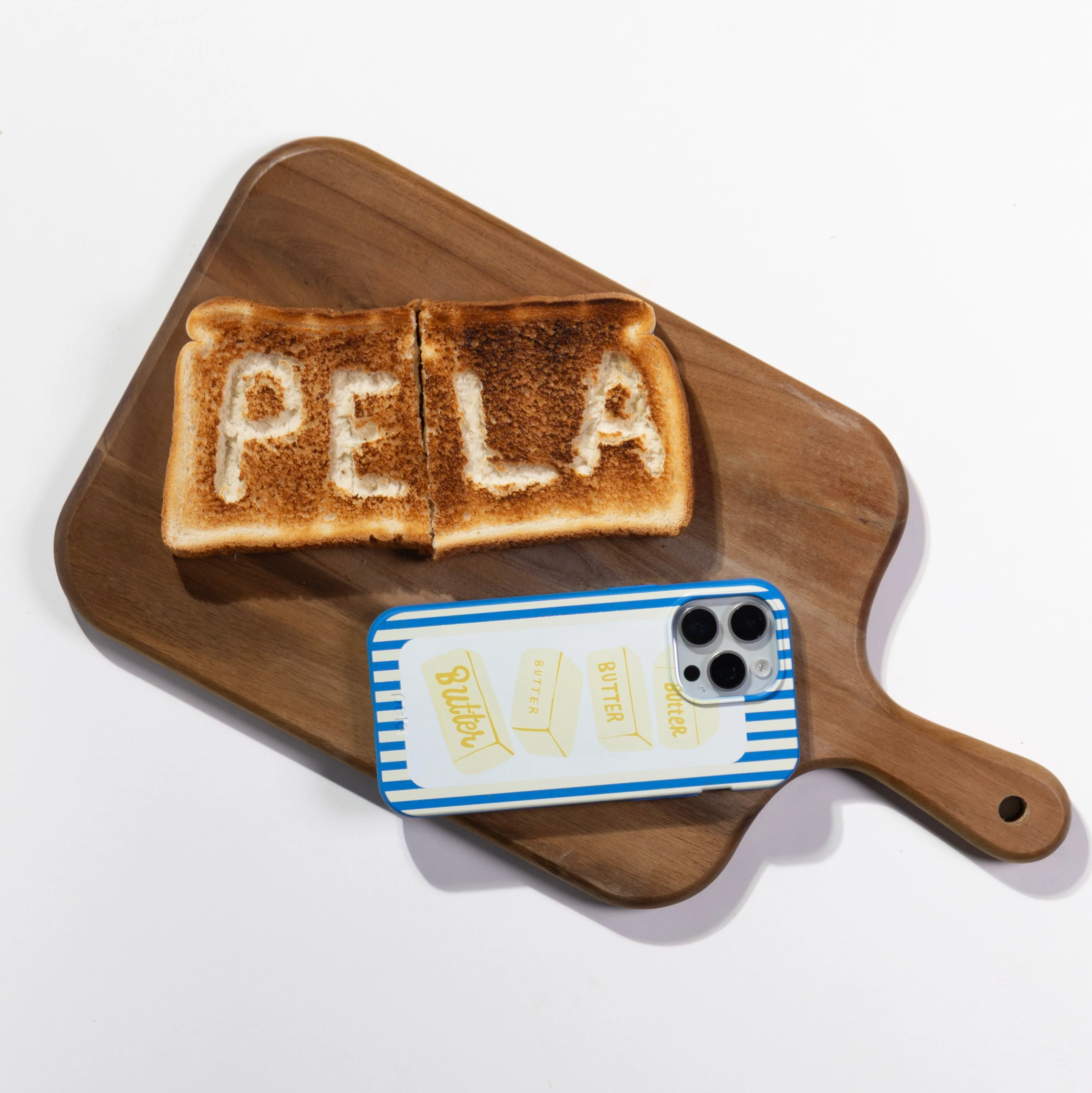 Electric Blue Butter Bars iPhone 13 Mini Case - Image 2